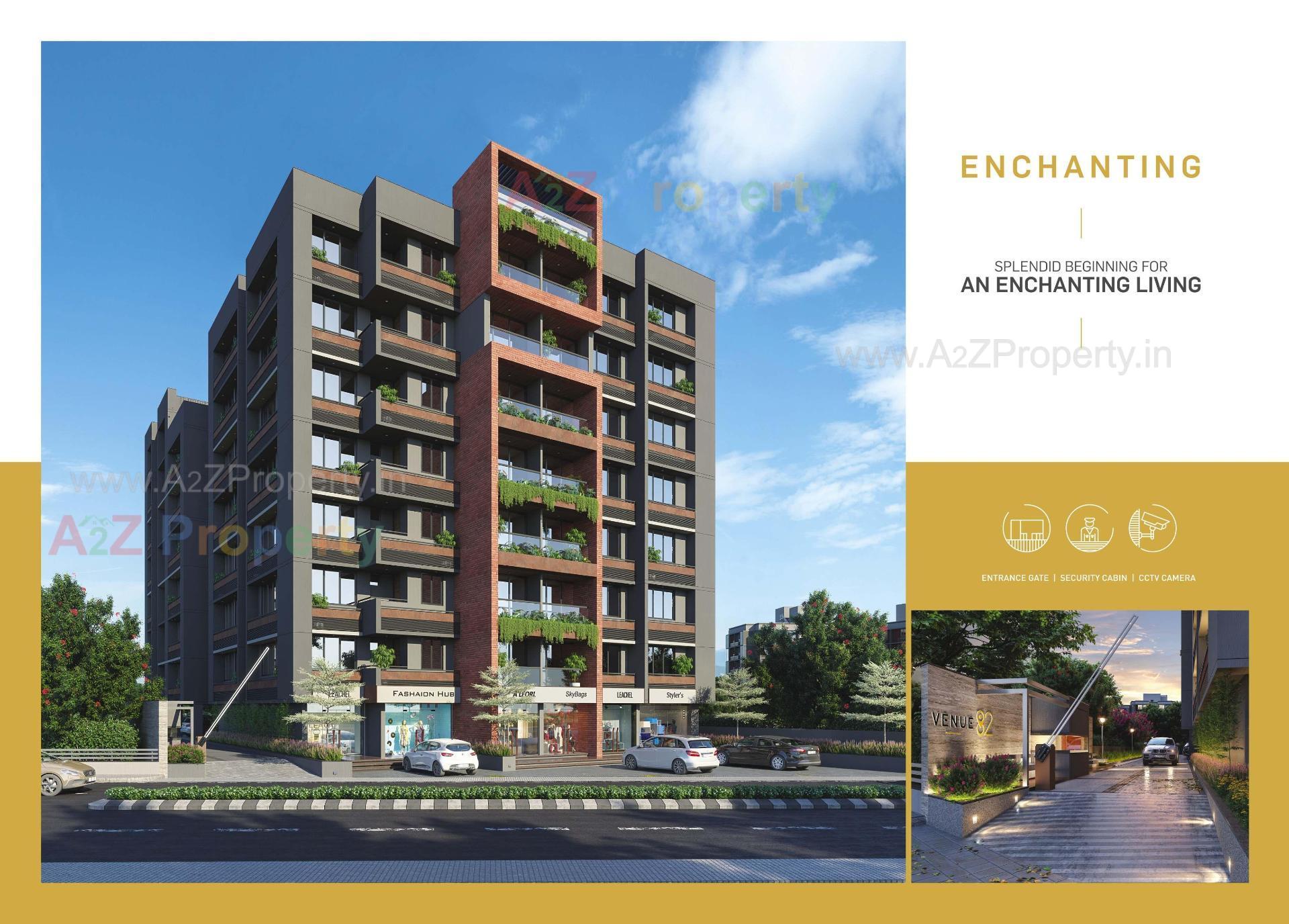 3D Elevation of real estate project Venue located at Shilaj, Ahmedabad, Gujarat