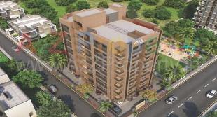Elevation of real estate project Venus Apartment located at Thaltej, Ahmedabad, Gujarat