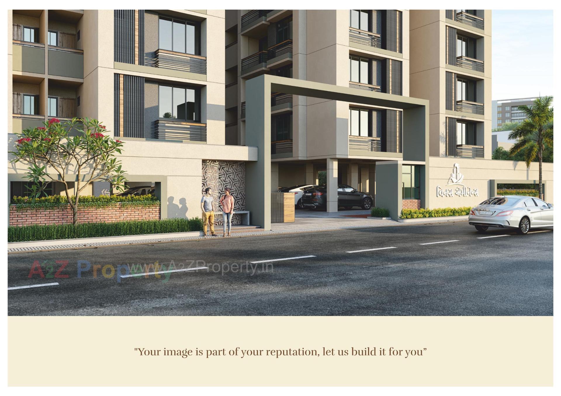 3D Elevation of real estate project Venus Eminence located at Singarva, Ahmedabad, Gujarat