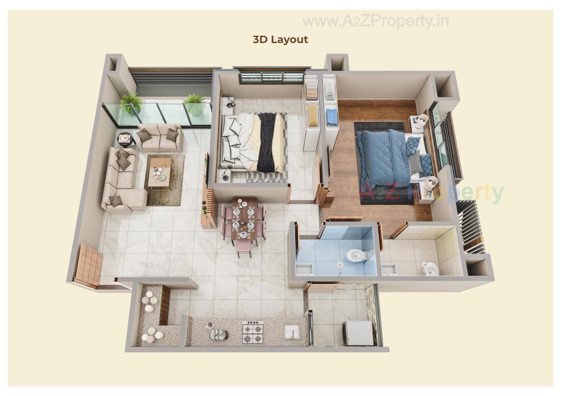 Layout of real estate project Venus Eminence located at Singarva, Ahmedabad, Gujarat