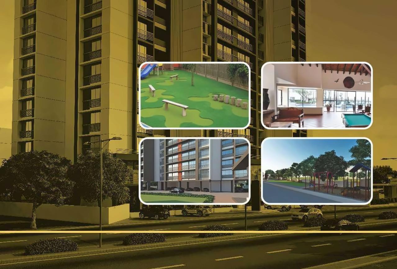 3D Elevation of real estate project Venus Parkheights located at Gyaspur, Ahmedabad, Gujarat