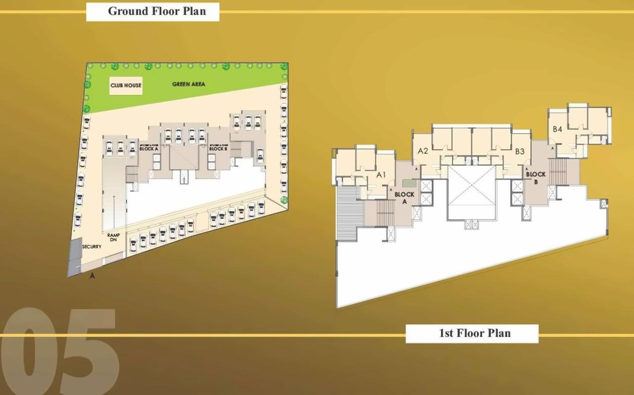 Layout of real estate project Venus Parkheights located at Gyaspur, Ahmedabad, Gujarat