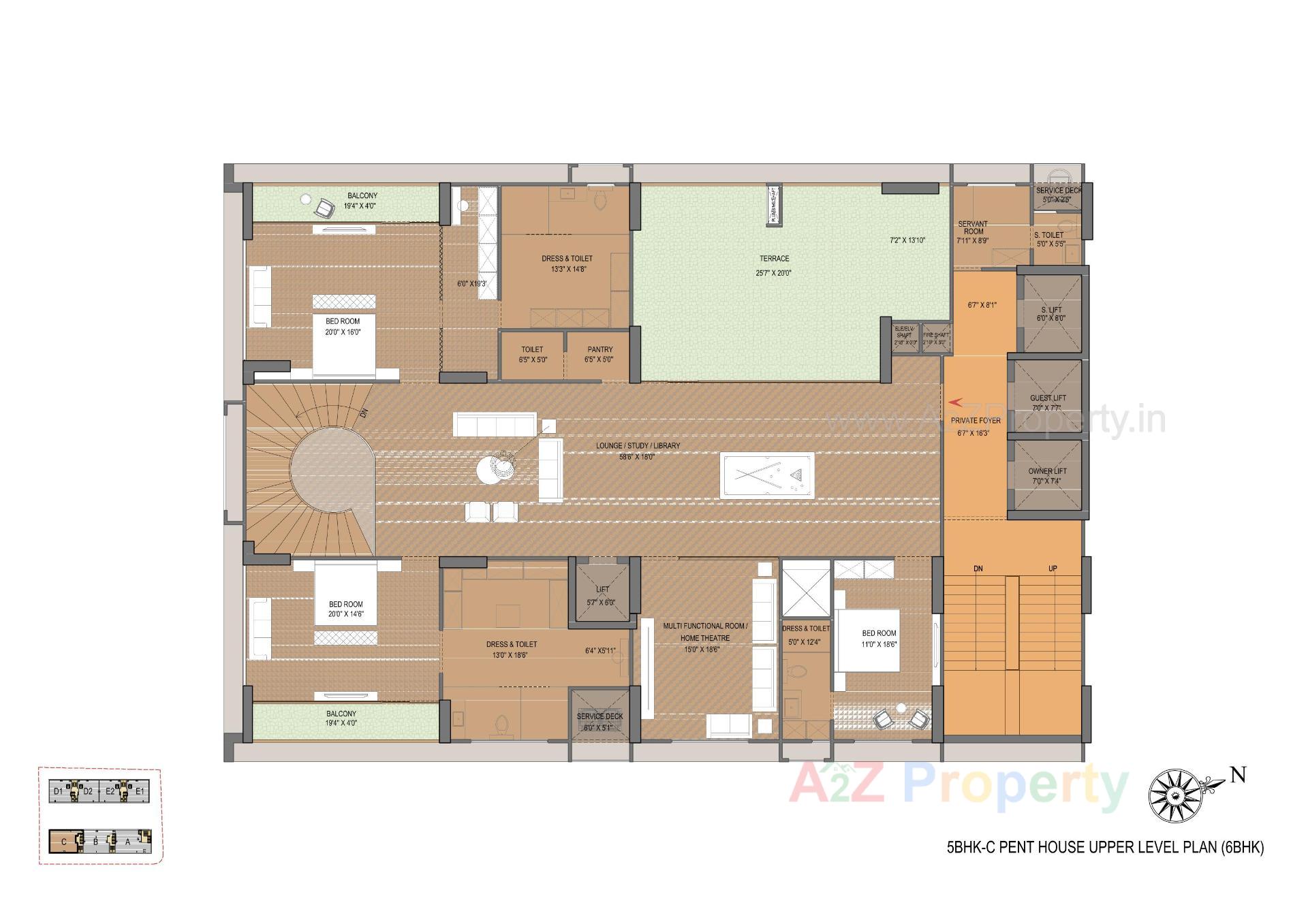 Layout of real estate project Venus Pashmina located at Bodakdev, Ahmedabad, Gujarat