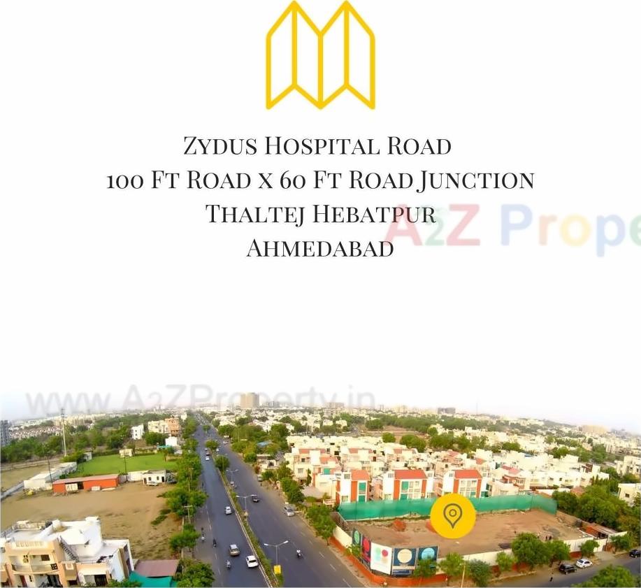 3D Elevation of real estate project Verantes located at Thaltej, Ahmedabad, Gujarat