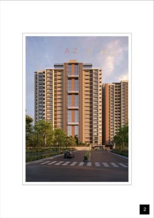 Elevation of real estate project Veritas located at Sola, Ahmedabad, Gujarat