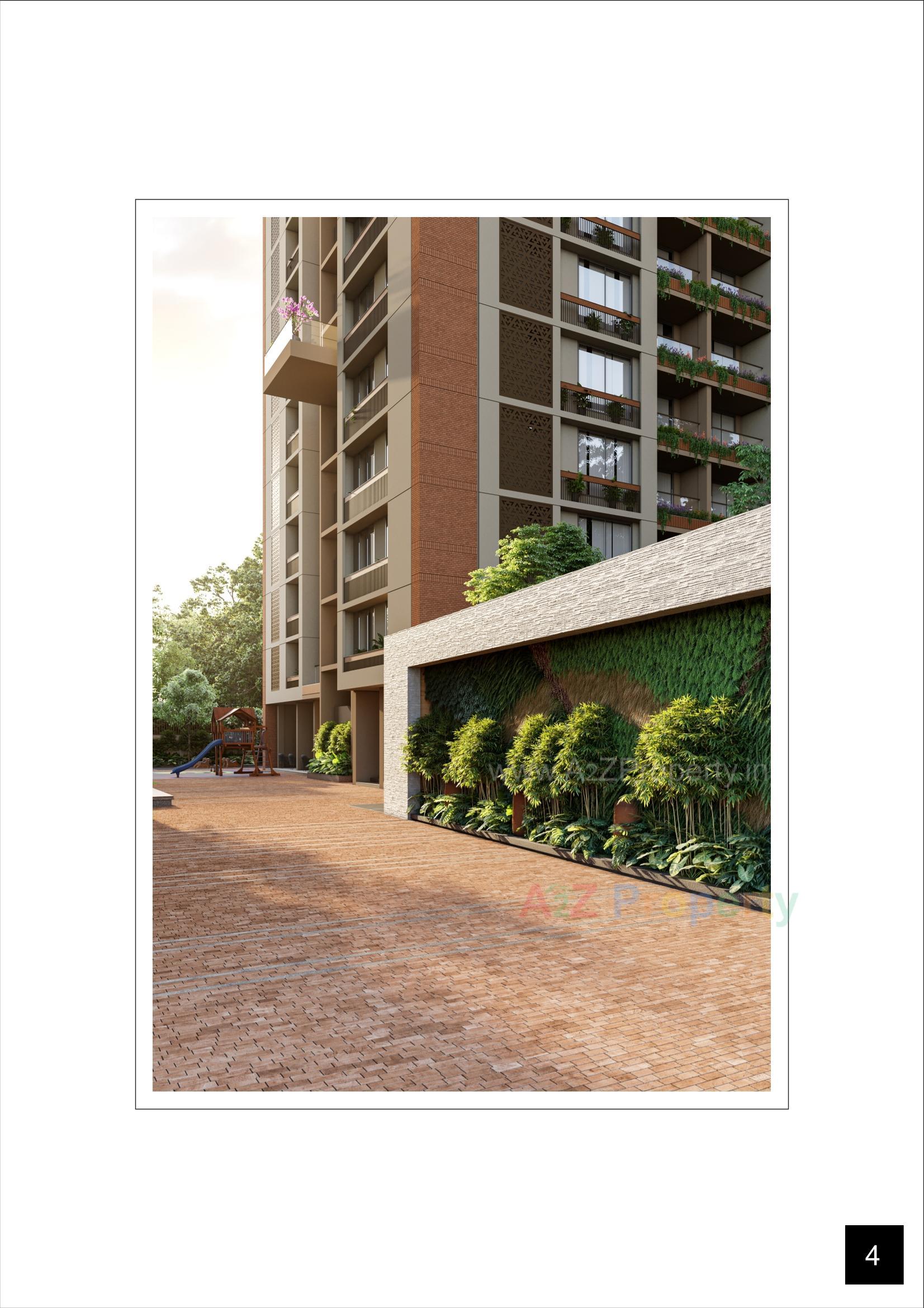 3D Elevation of real estate project Veritas located at Sola, Ahmedabad, Gujarat