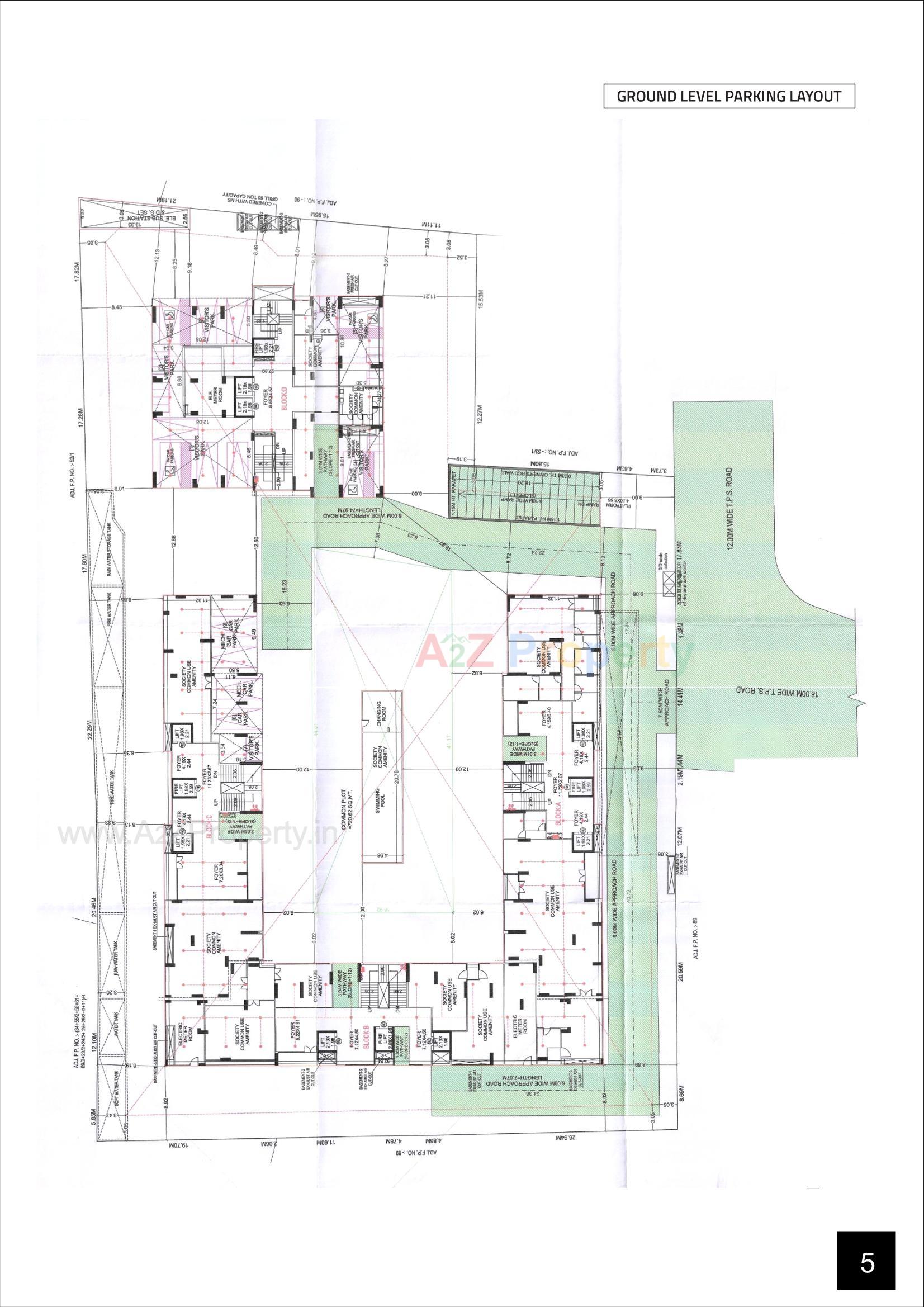 Layout of real estate project Veritas located at Sola, Ahmedabad, Gujarat