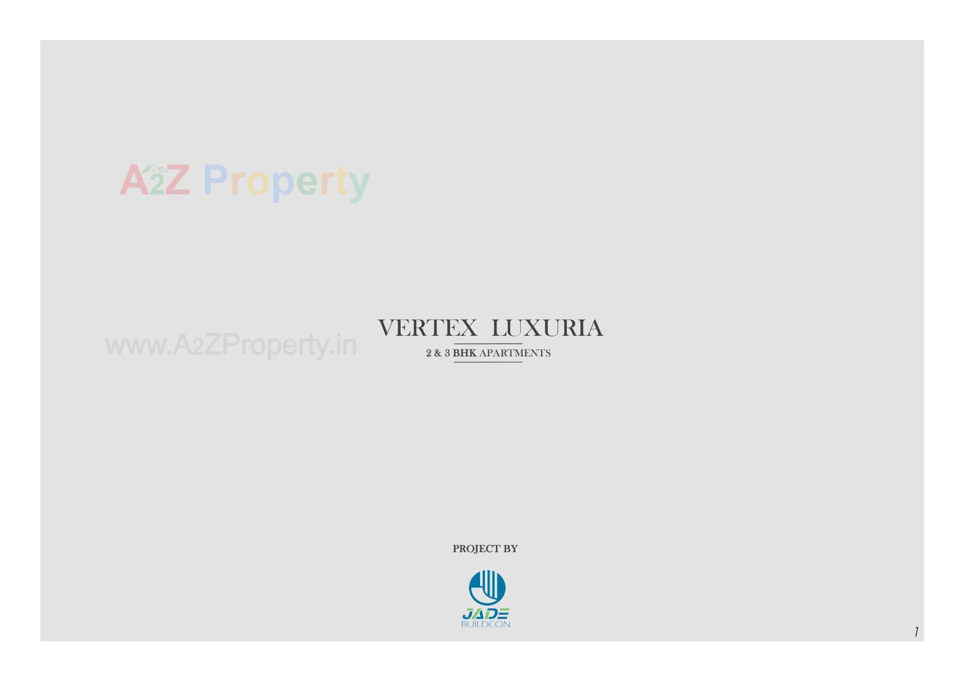  of real estate project Vertex Luxuria located at Memnagar, Ahmedabad, Gujarat