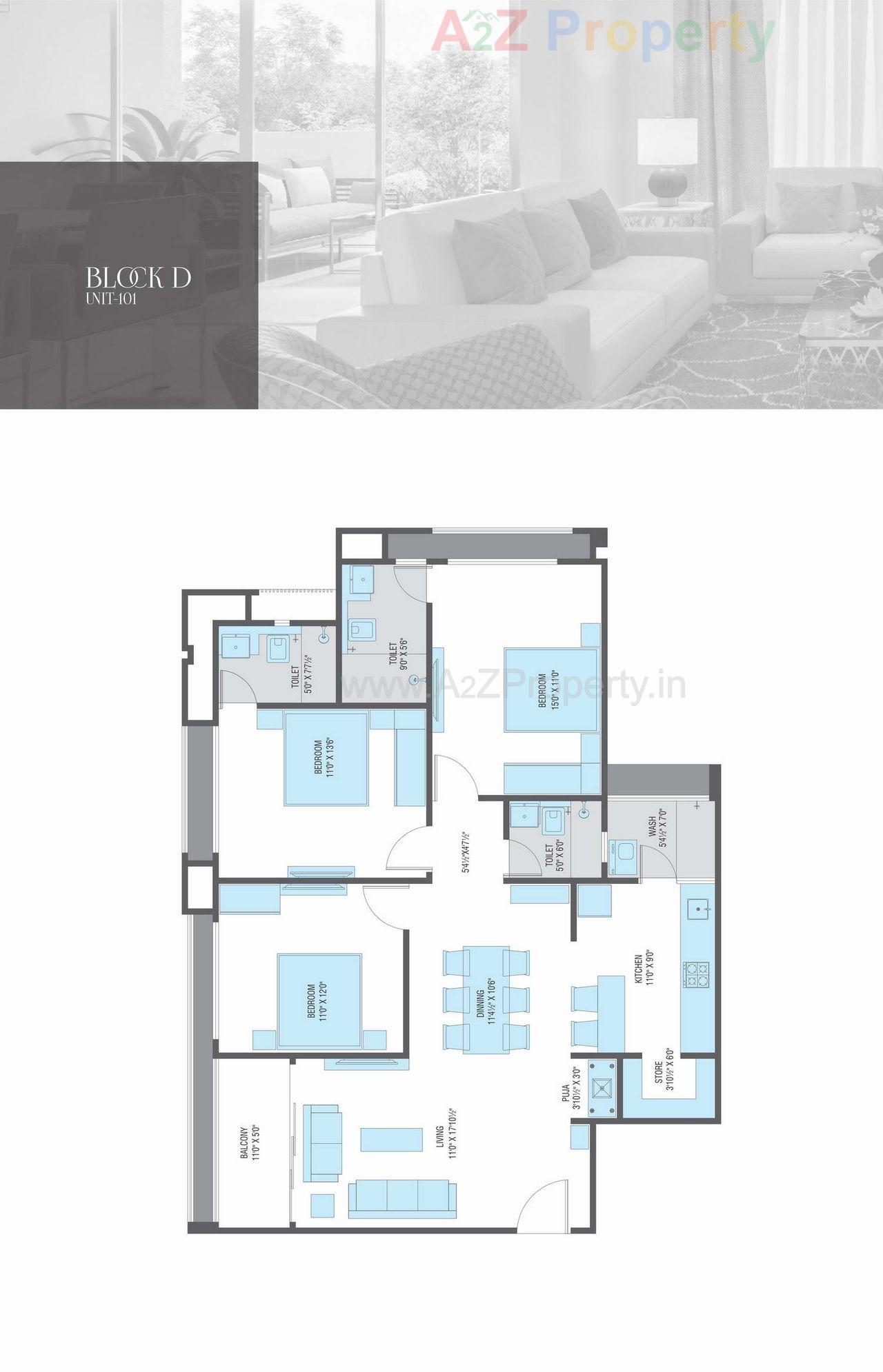 Blockd 101 of real estate project Vertis located at Sola, Ahmedabad, Gujarat