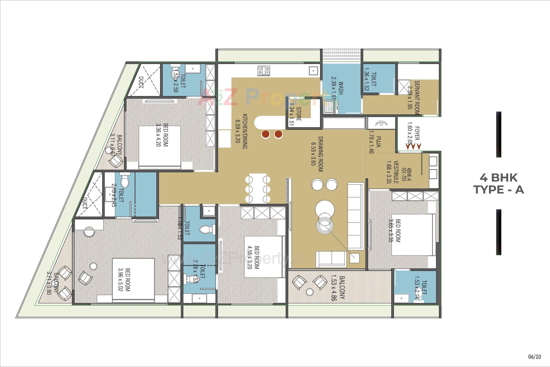 Layout of real estate project Vibgyor located at Jodhpur, Ahmedabad, Gujarat