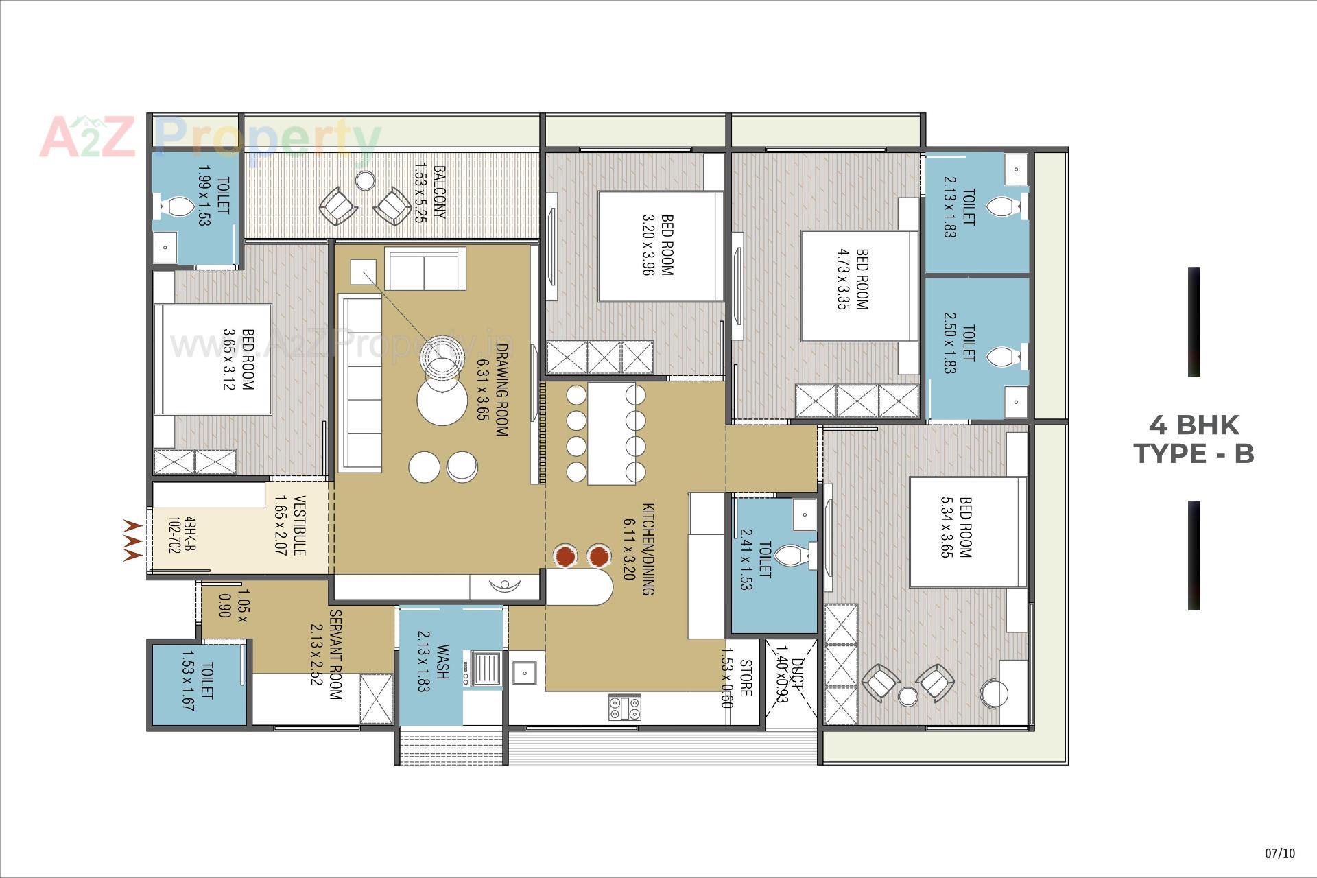 Layout of real estate project Vibgyor located at Jodhpur, Ahmedabad, Gujarat