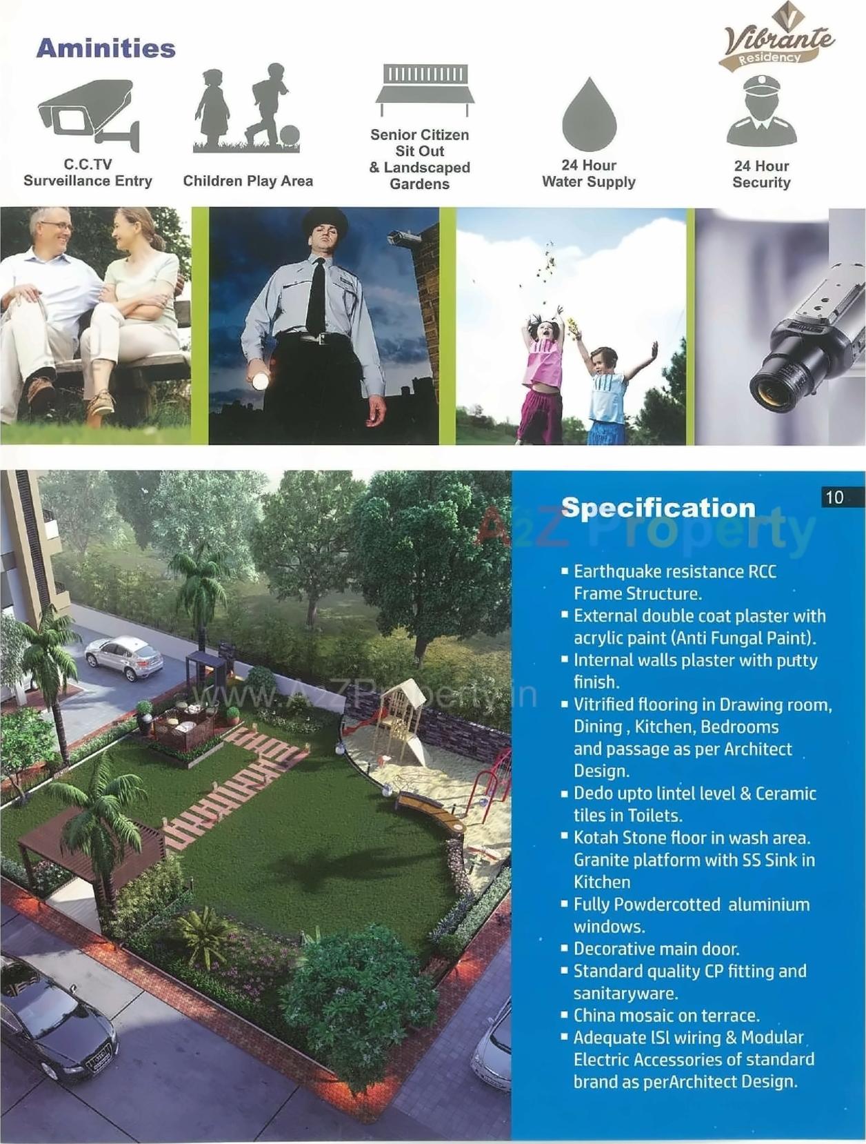  of real estate project Vibrant Residency located at Naroda, Ahmedabad, Gujarat