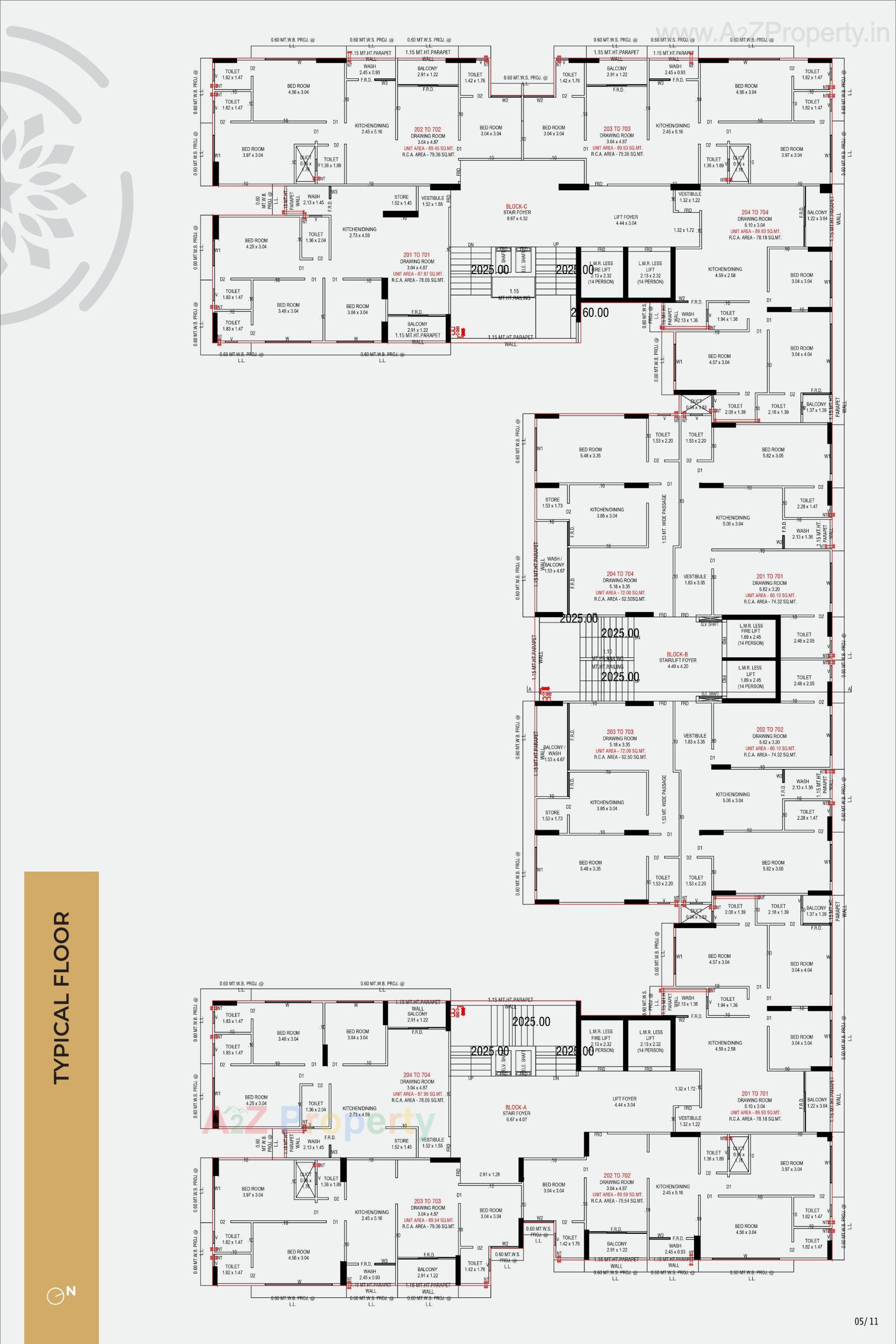 Layout of real estate project Viburnum located at Shilaj, Ahmedabad, Gujarat