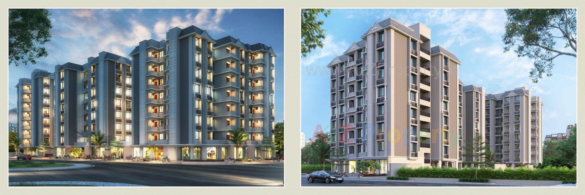 3D Elevation of real estate project Victoria Heaven located at Hanspura, Ahmedabad, Gujarat