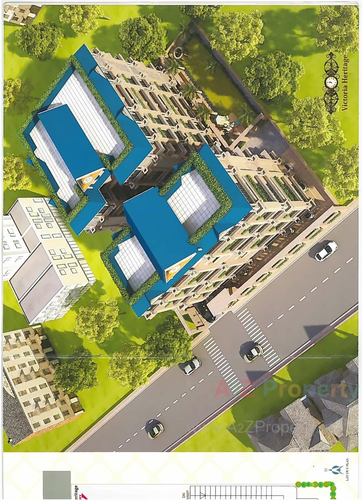 Layout of real estate project Victoria Heritage located at Nikol, Ahmedabad, Gujarat