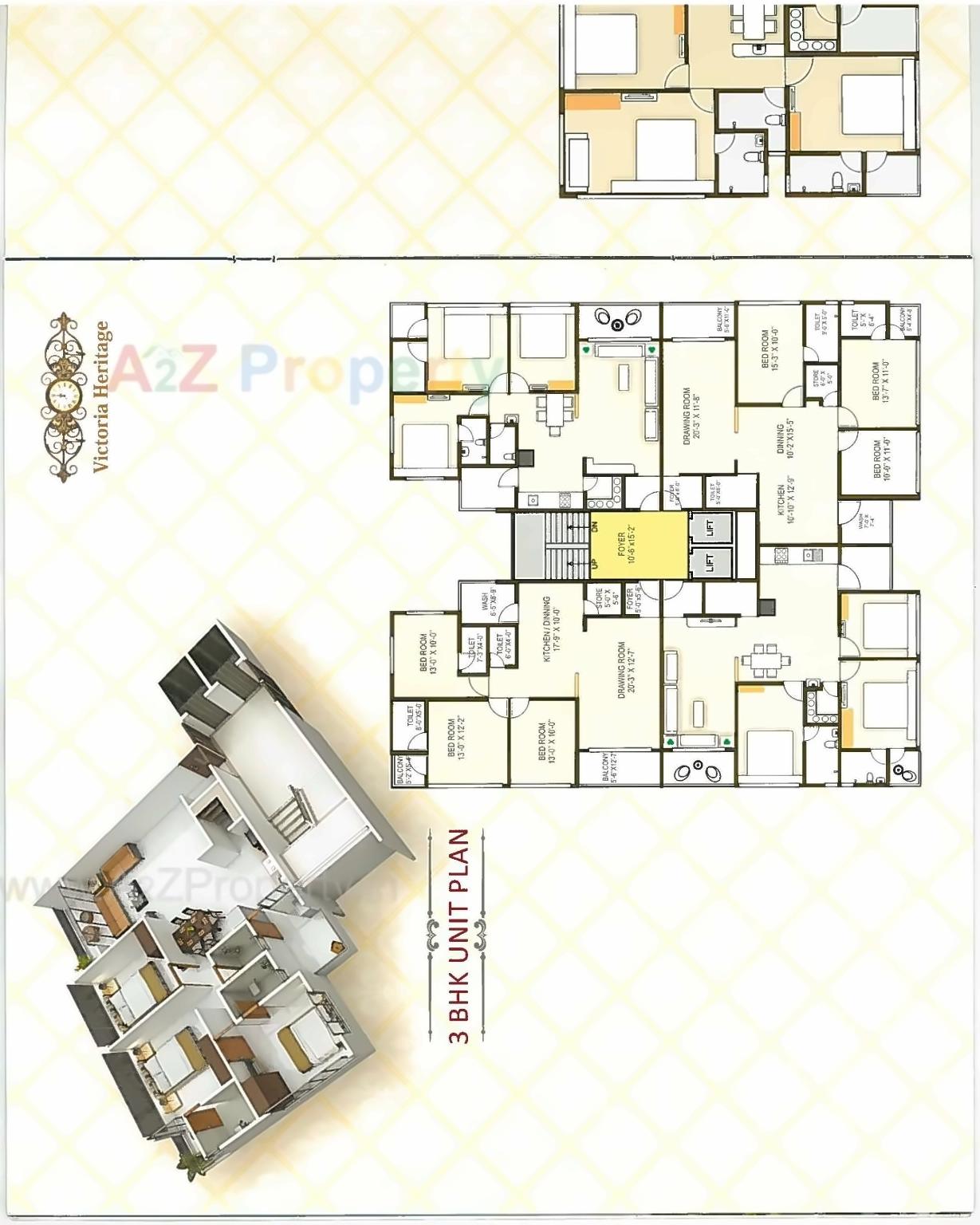 Layout of real estate project Victoria Heritage located at Nikol, Ahmedabad, Gujarat