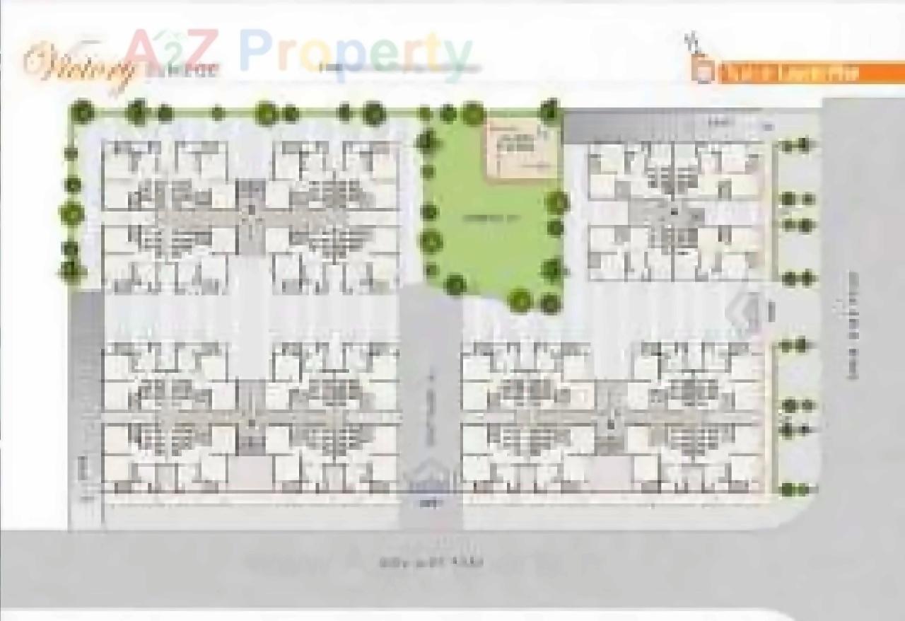 Layout of real estate project Victory Sunrise located at Gota, Ahmedabad, Gujarat