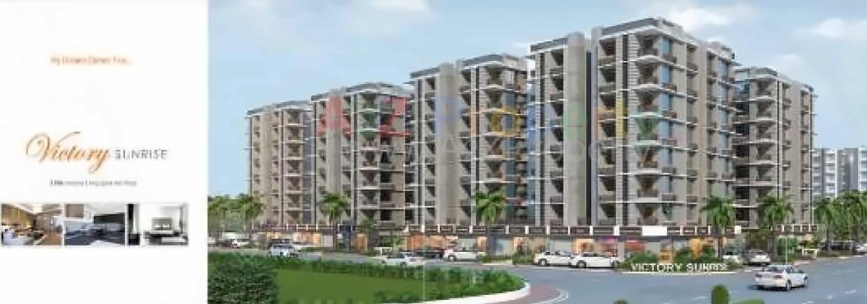 3D Elevation of real estate project Victory Sunrise located at Gota, Ahmedabad, Gujarat