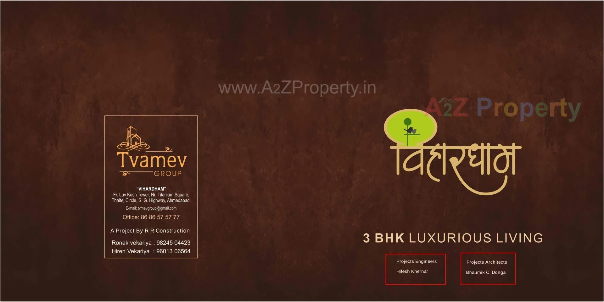  of real estate project Vihardham located at Thaltej, Ahmedabad, Gujarat