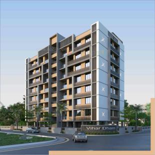 Elevation of real estate project Vihardham located at Thaltej, Ahmedabad, Gujarat