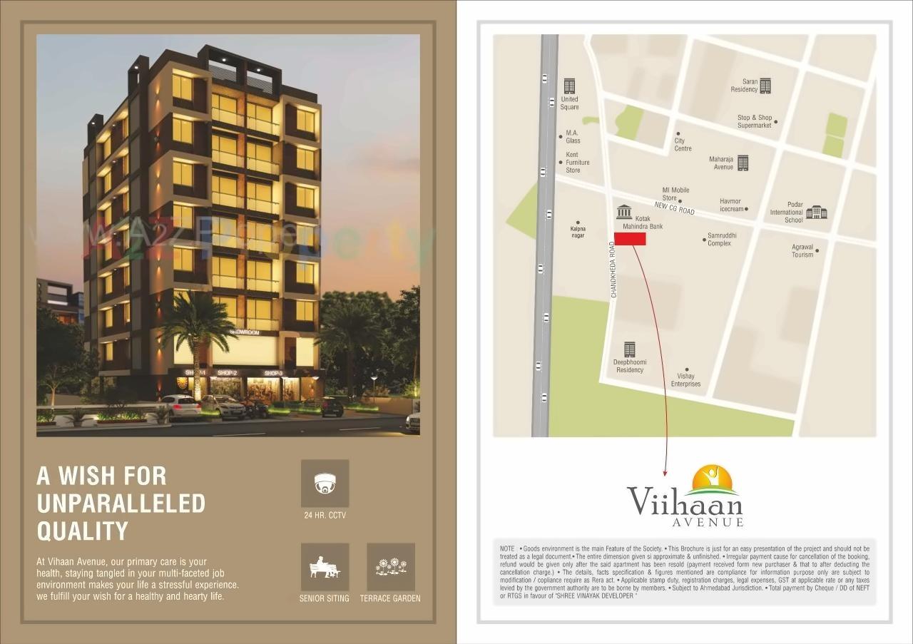  of real estate project Viihaan Avenue located at Chandkheda, Ahmedabad, Gujarat