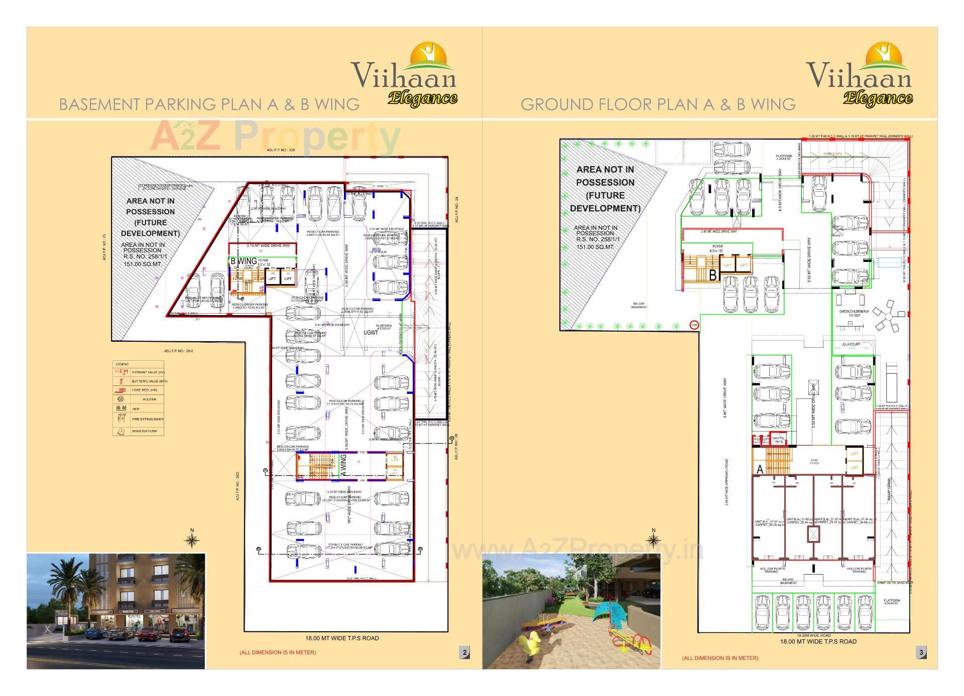 Layout of real estate project Viihaan Elegance located at Ahmedabad, Ahmedabad, Gujarat