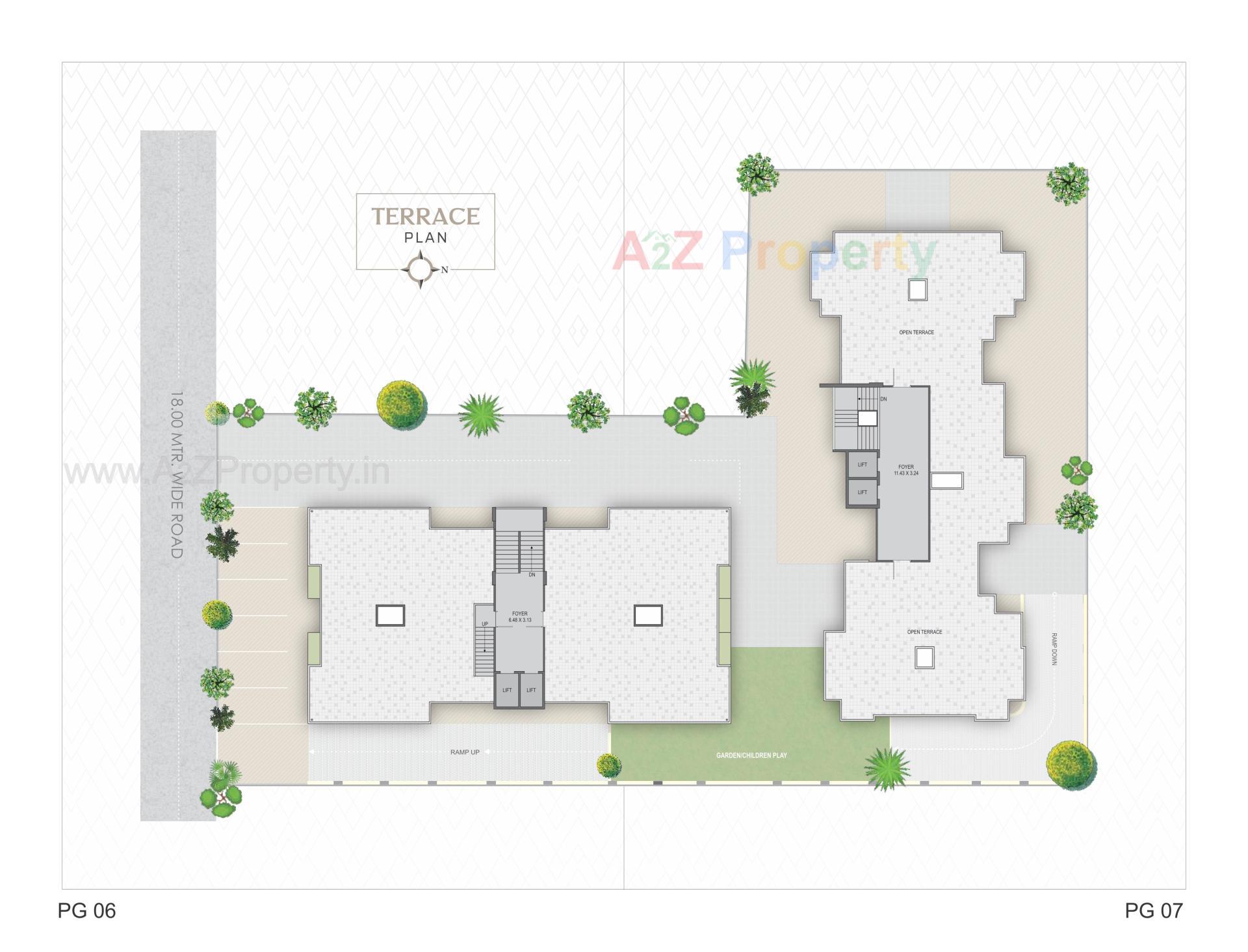 Layout of real estate project Viihaan Elegance located at Ahmedabad, Ahmedabad, Gujarat