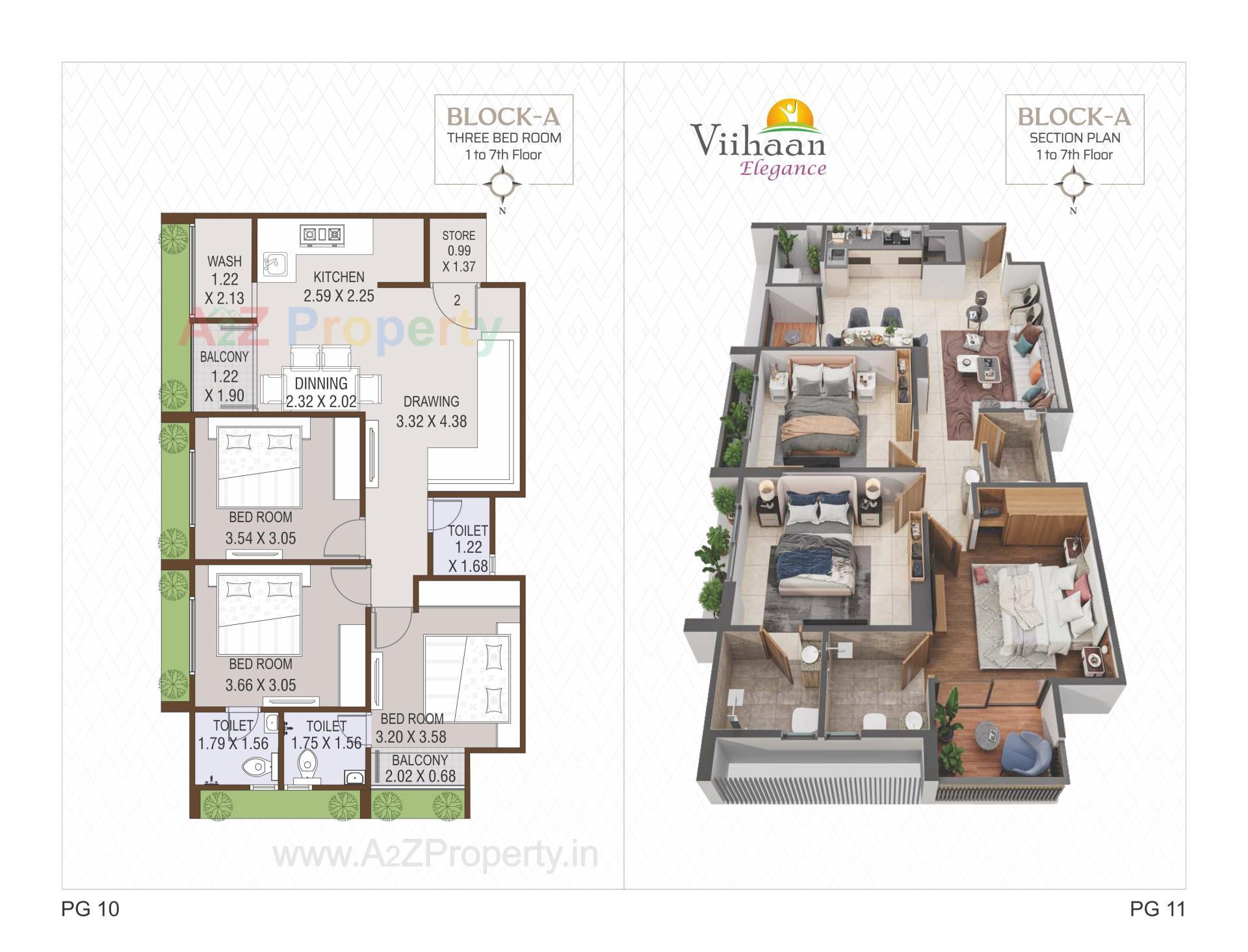 Layout of real estate project Viihaan Elegance located at Ahmedabad, Ahmedabad, Gujarat