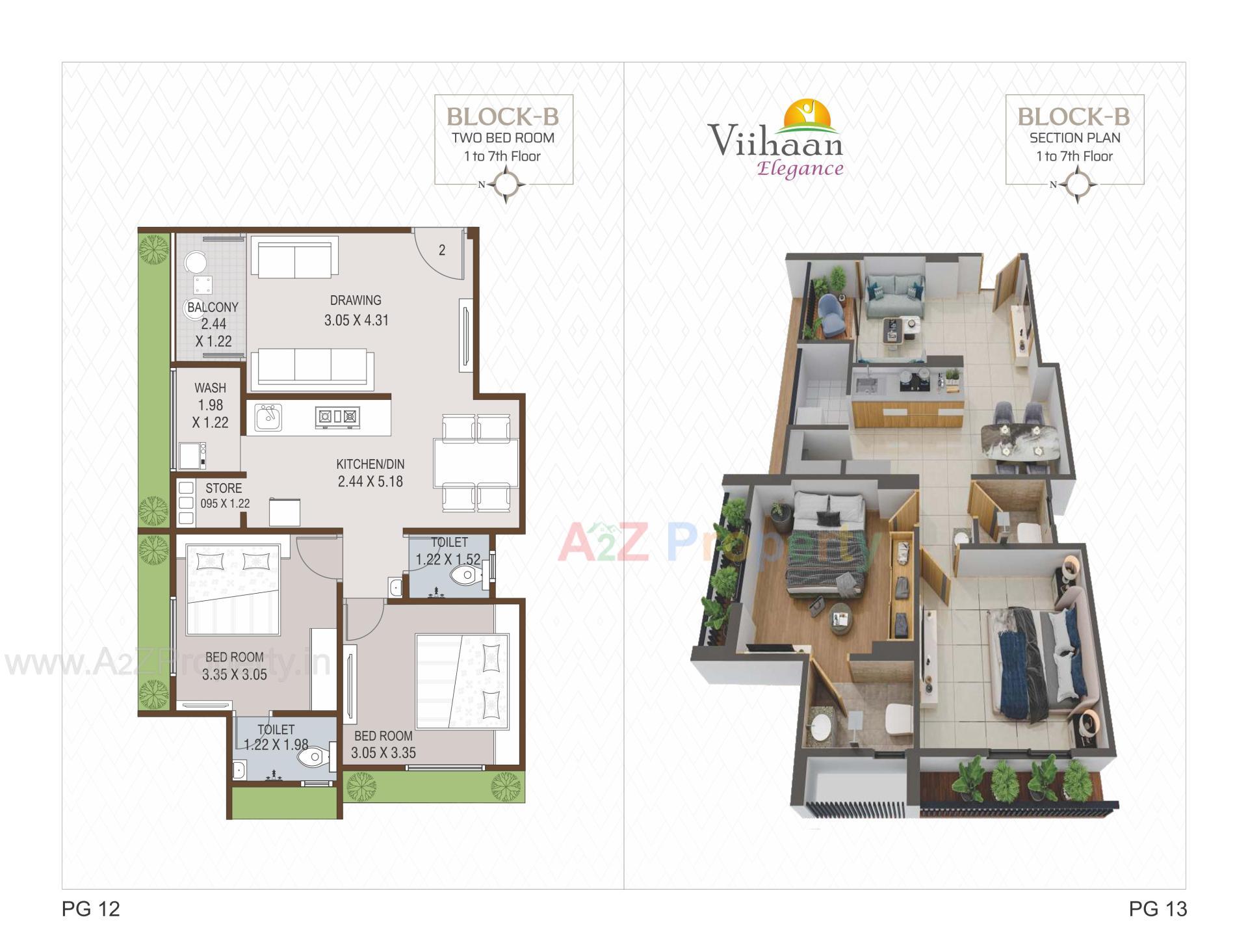 Layout of real estate project Viihaan Elegance located at Ahmedabad, Ahmedabad, Gujarat