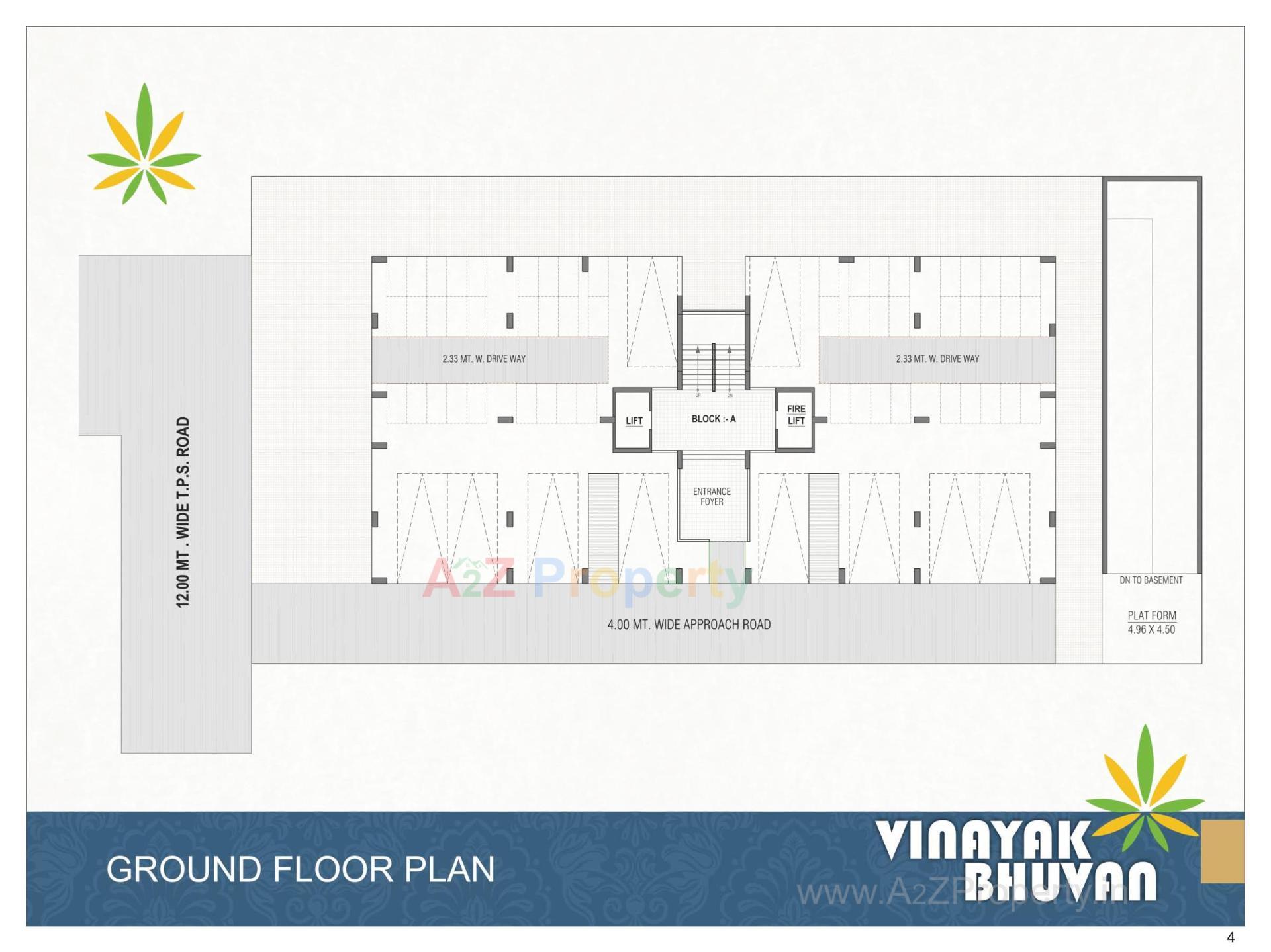 Layout of real estate project Vinayak Bhuvan located at Nikol, Ahmedabad, Gujarat