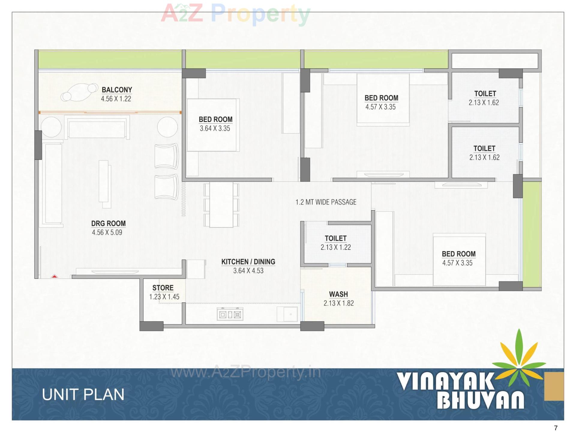 Layout of real estate project Vinayak Bhuvan located at Nikol, Ahmedabad, Gujarat