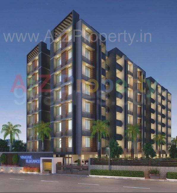 3D Elevation of real estate project Vinayak Elegance located at Chandlodiya, Ahmedabad, Gujarat