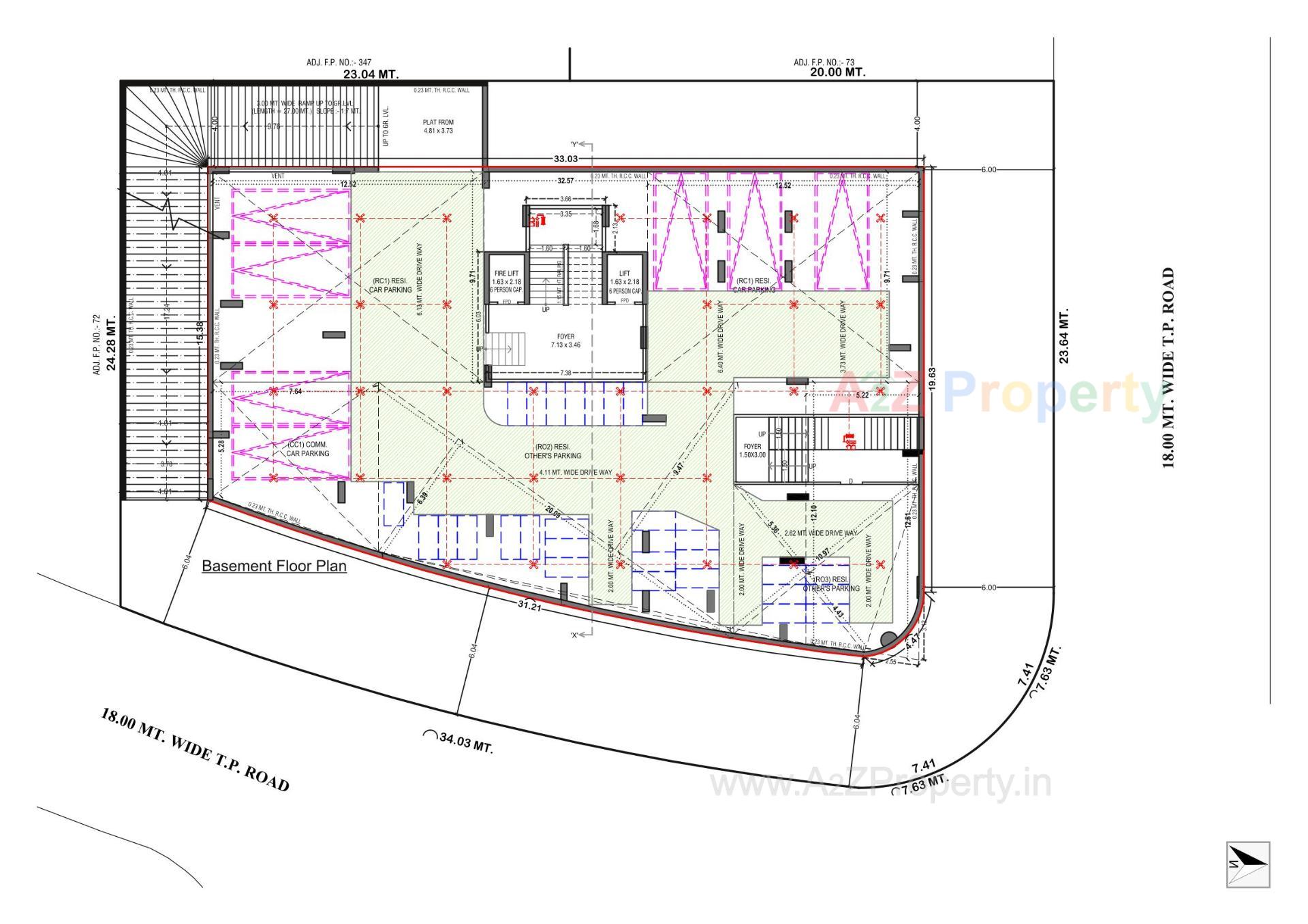 Layout of real estate project Vinayak Embassy located at Shilaj, Ahmedabad, Gujarat