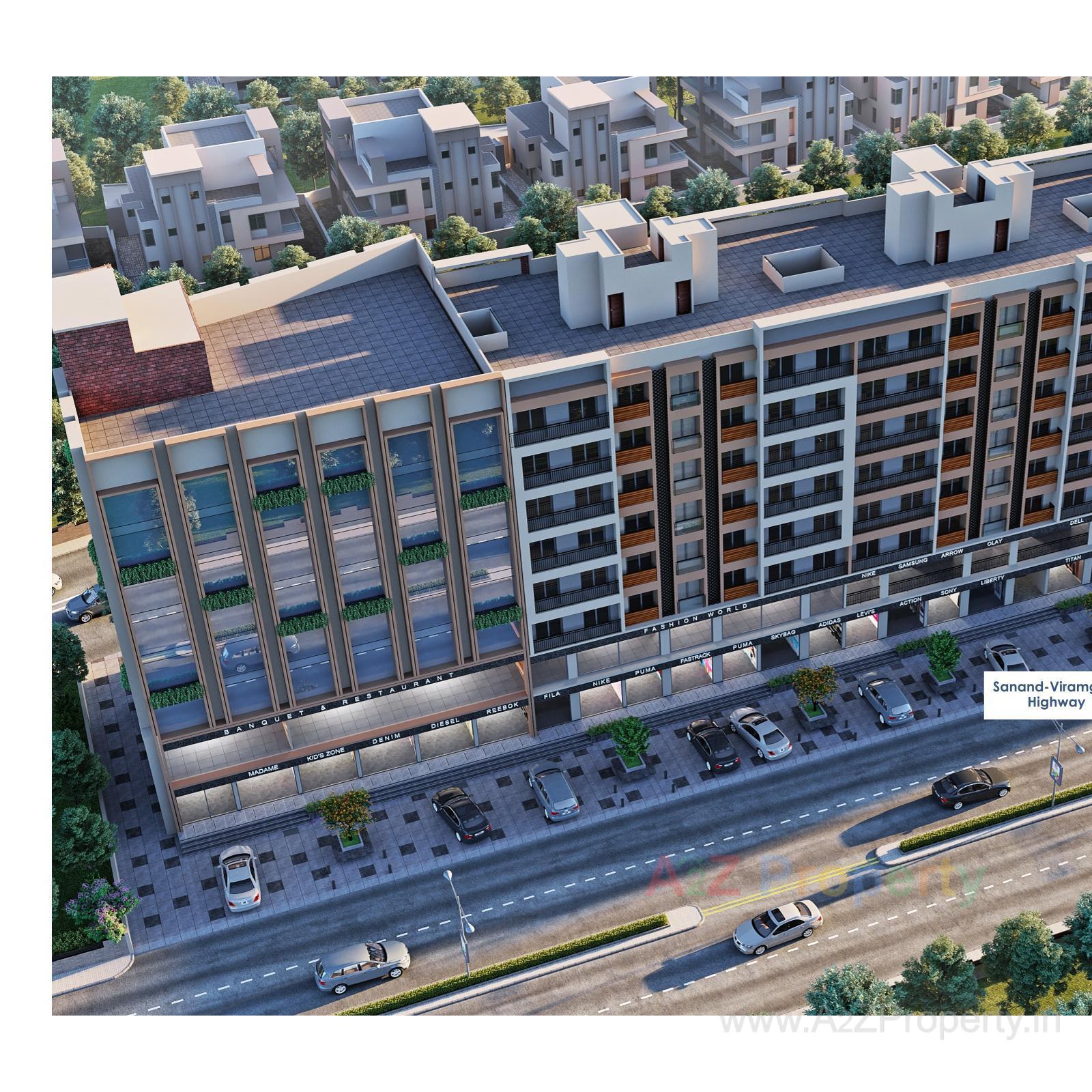 3D Elevation of real estate project Vinayak Entice located at Ahmedabad, Ahmedabad, Gujarat
