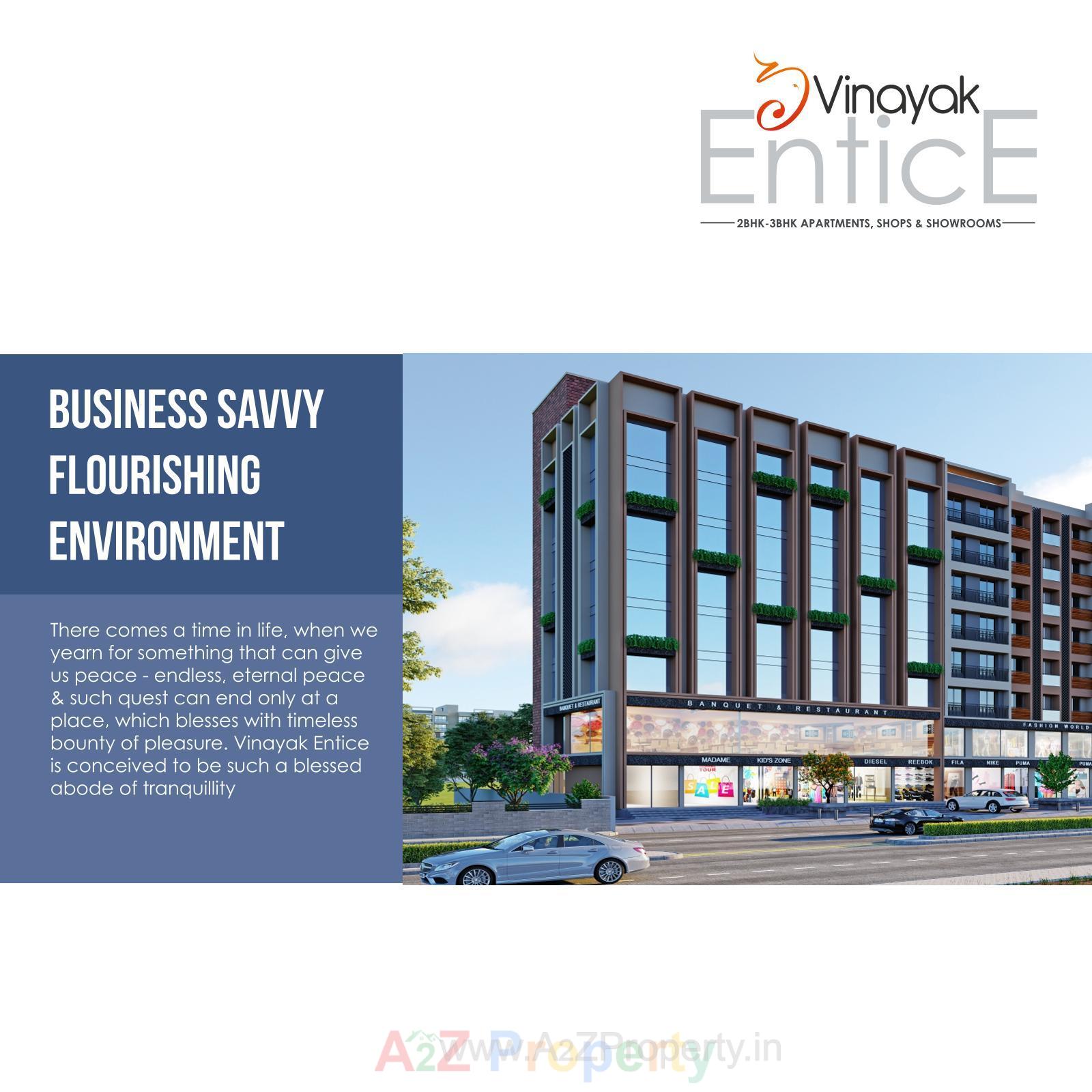 3D Elevation of real estate project Vinayak Entice located at Ahmedabad, Ahmedabad, Gujarat