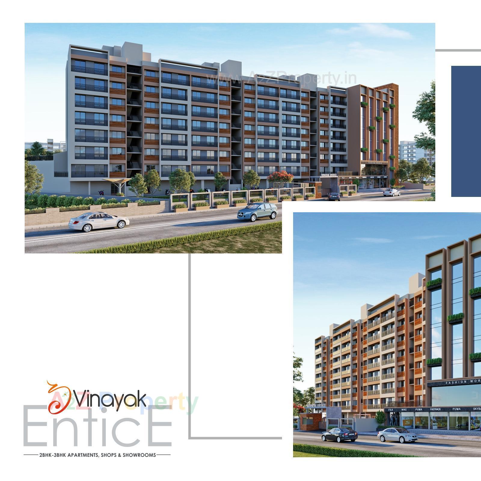 3D Elevation of real estate project Vinayak Entice located at Ahmedabad, Ahmedabad, Gujarat