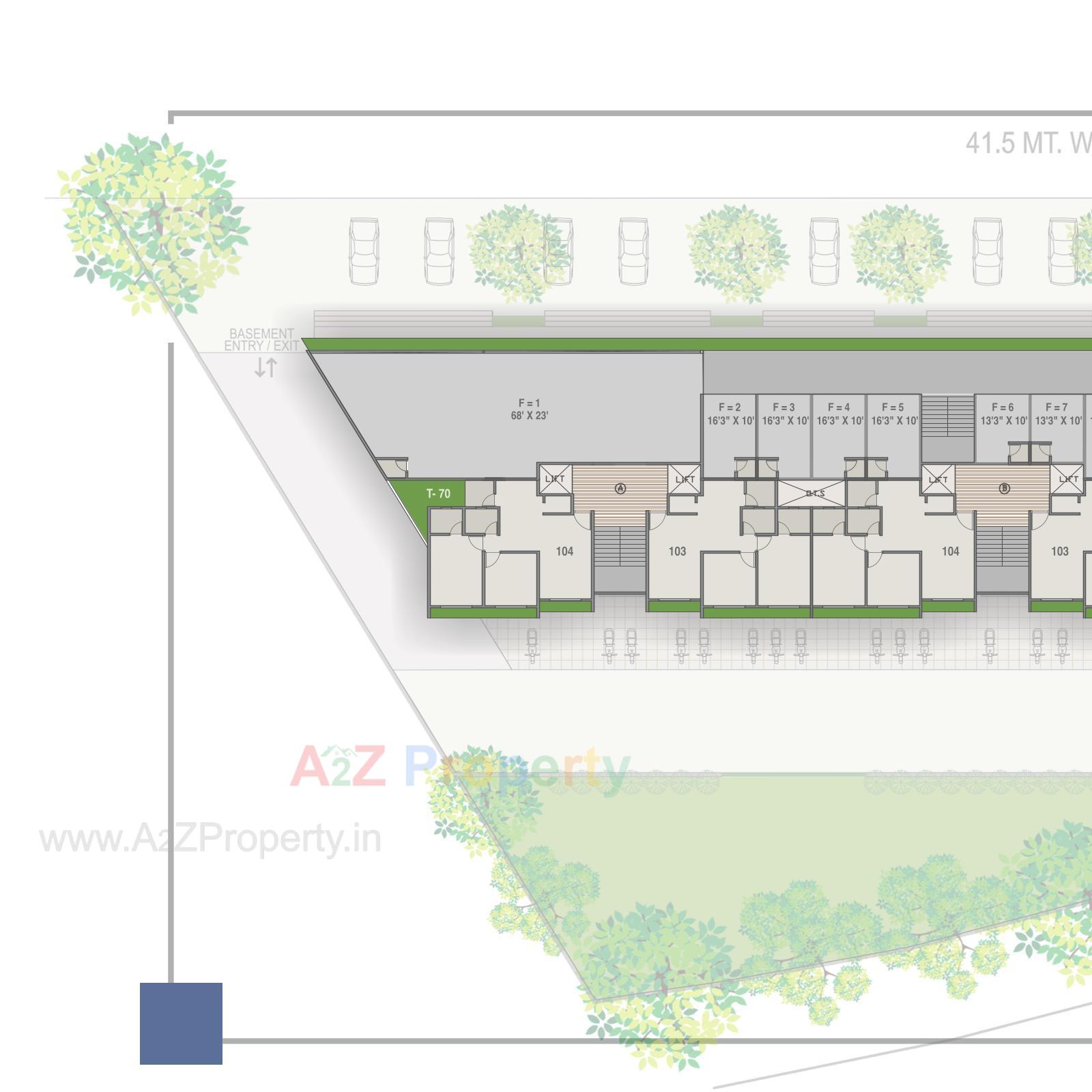 Layout of real estate project Vinayak Entice located at Ahmedabad, Ahmedabad, Gujarat