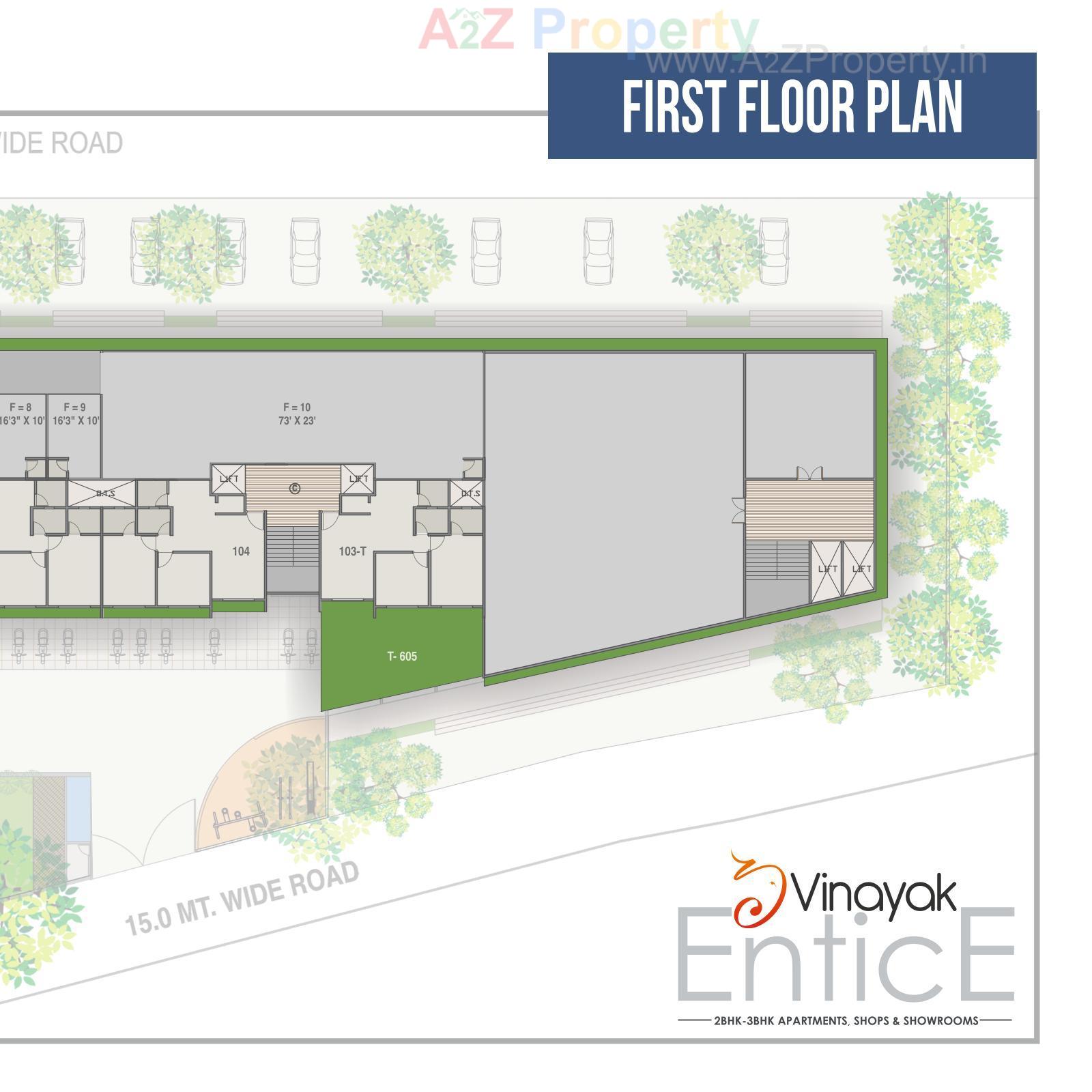 Layout of real estate project Vinayak Entice located at Ahmedabad, Ahmedabad, Gujarat