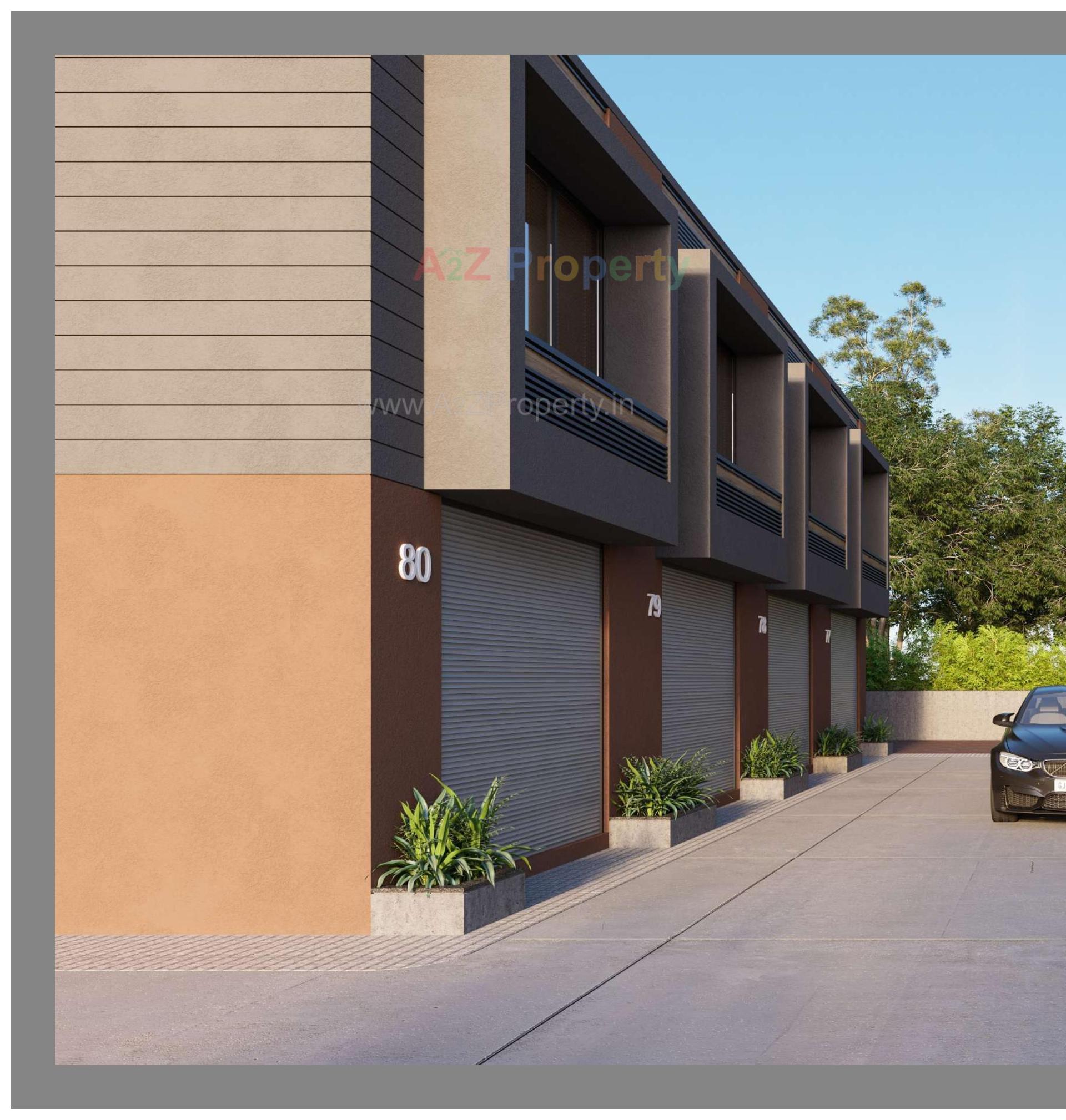 3D Elevation of real estate project Vinayak Industrial Estate located at Kathwada, Ahmedabad, Gujarat