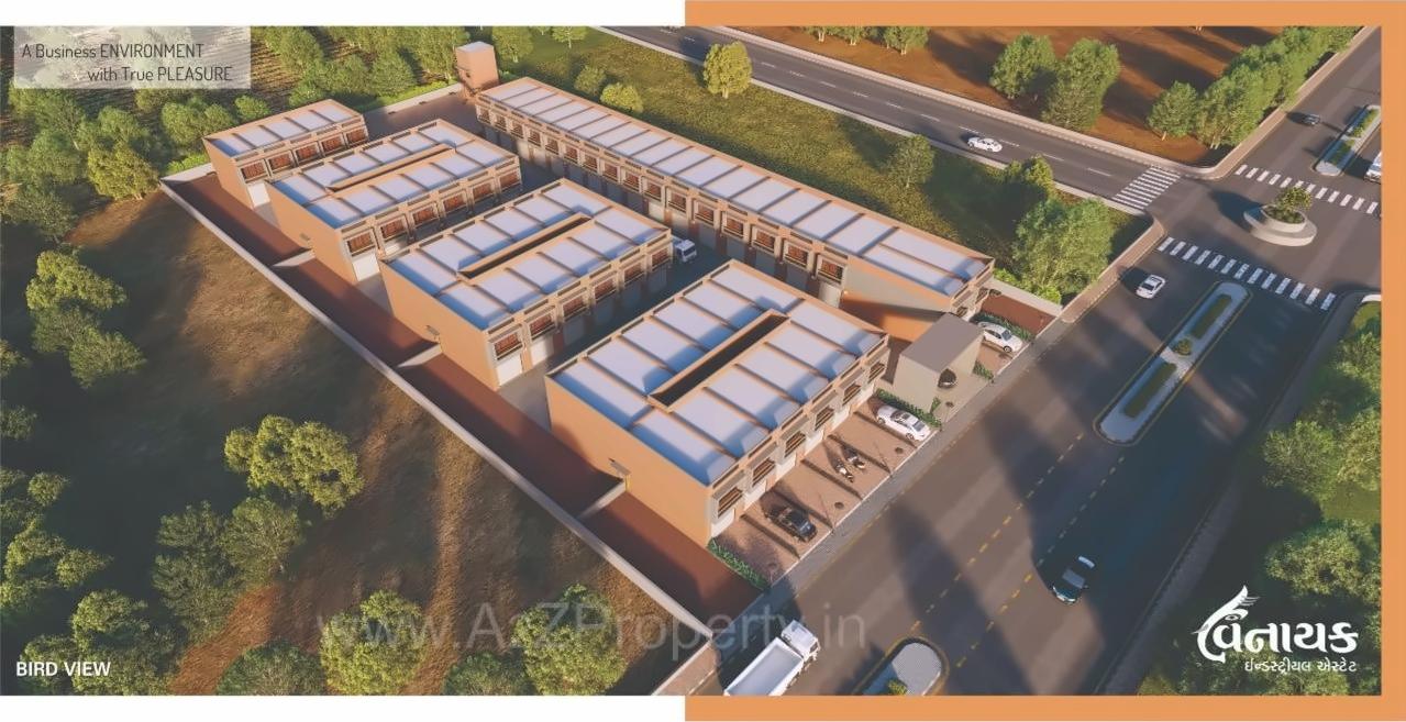 3D Elevation of real estate project Vinayak Industrial Estate located at Ahmedabad, Ahmedabad, Gujarat