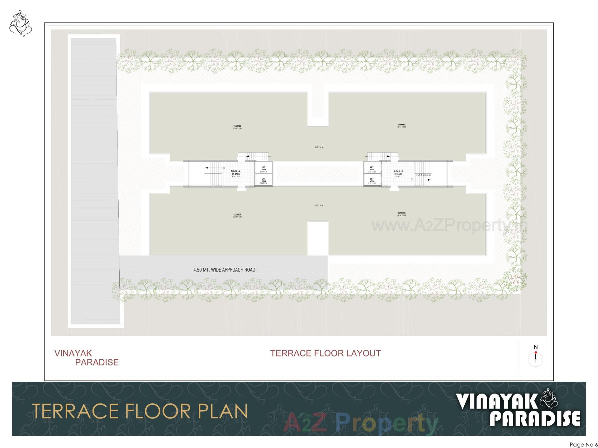 Layout of real estate project Vinayak Paradise located at Nikol, Ahmedabad, Gujarat
