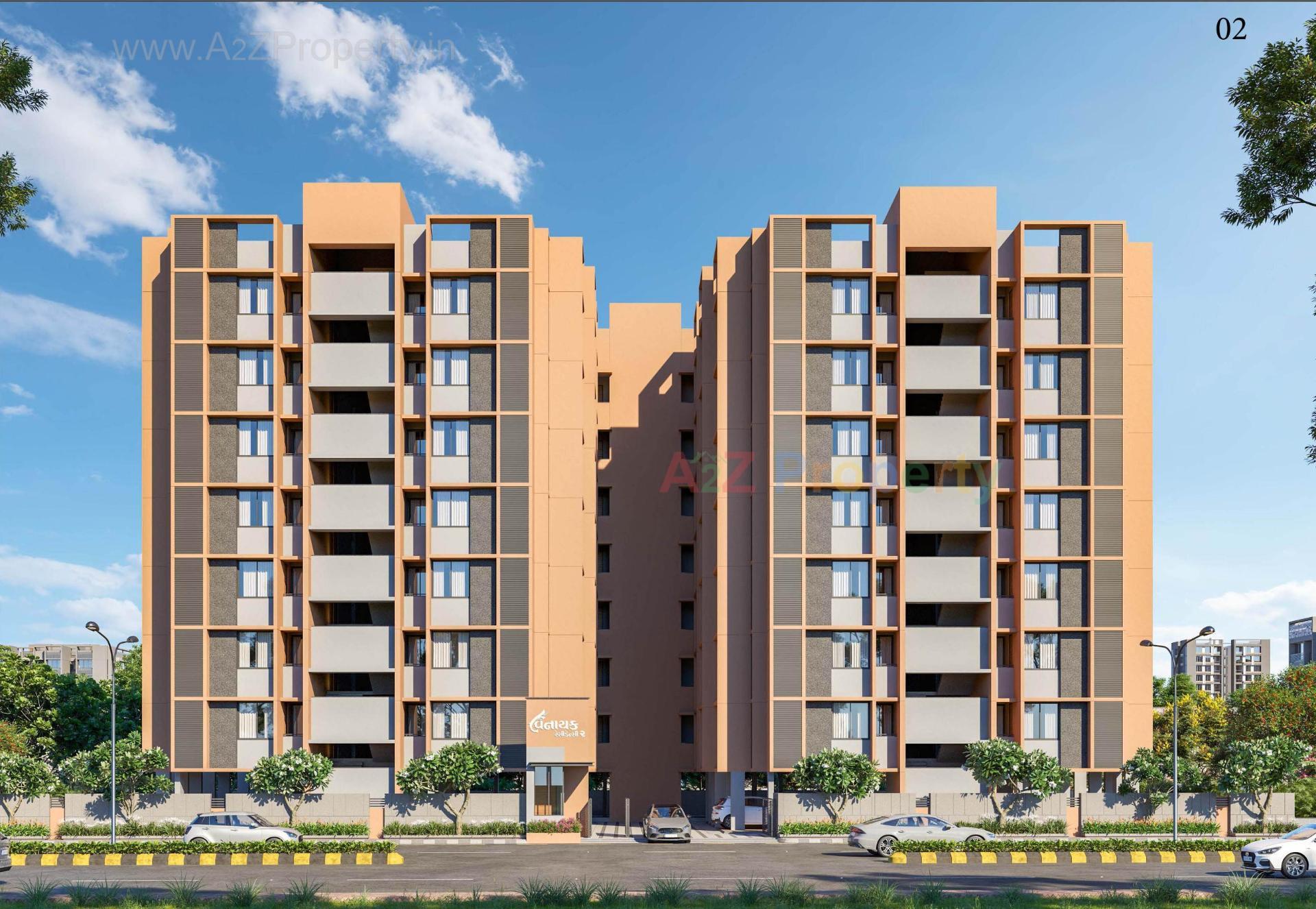 3D Elevation of real estate project Vinayak Residency located at Vatva, Ahmedabad, Gujarat