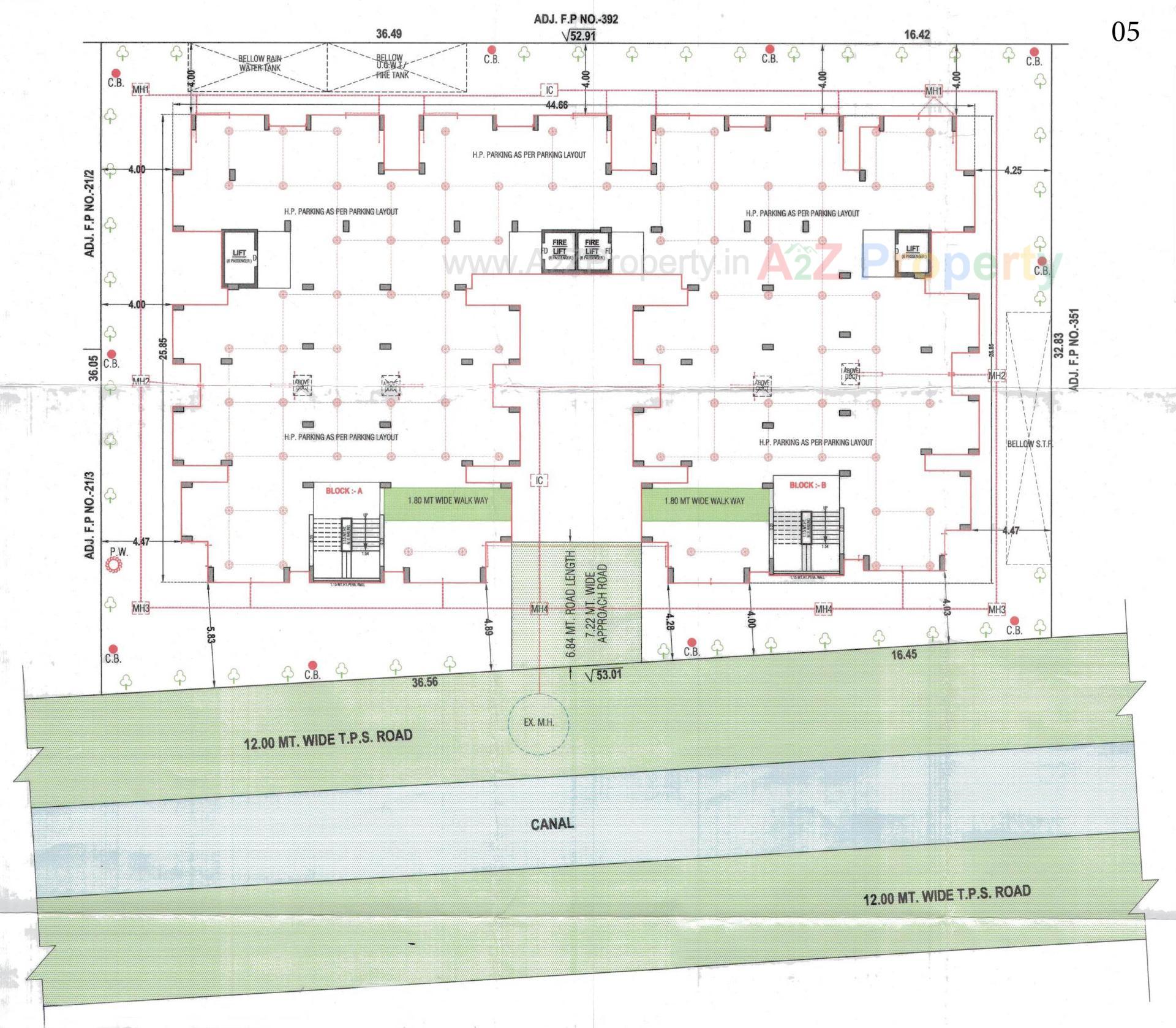Layout of real estate project Vinayak Residency located at Vatva, Ahmedabad, Gujarat