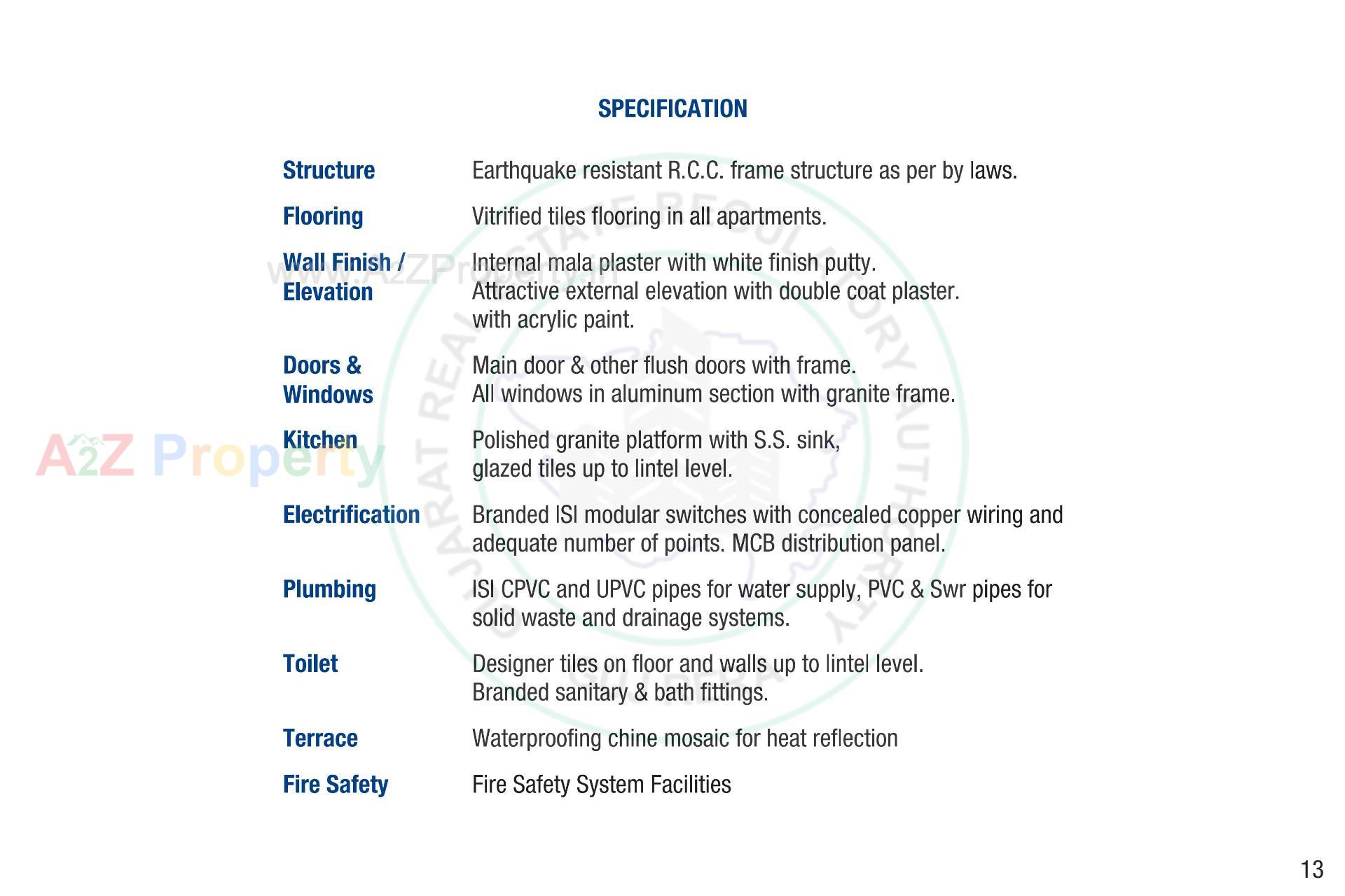  of real estate project Vincitore Rivera located at Vastral, Ahmedabad, Gujarat