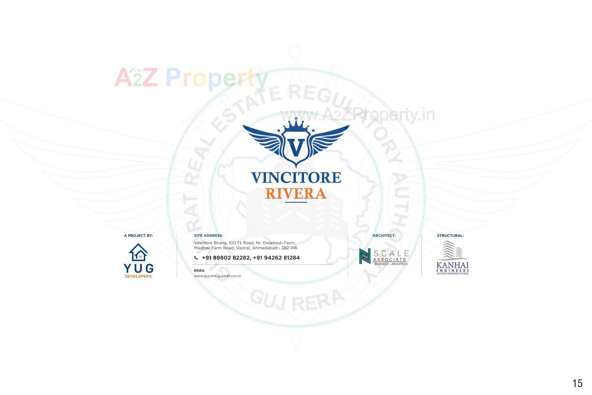  of real estate project Vincitore Rivera located at Vastral, Ahmedabad, Gujarat