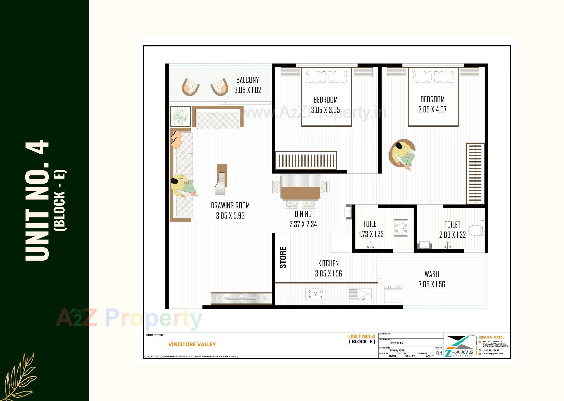 Layout of real estate project Vincitore Valley located at Hathijan, Ahmedabad, Gujarat