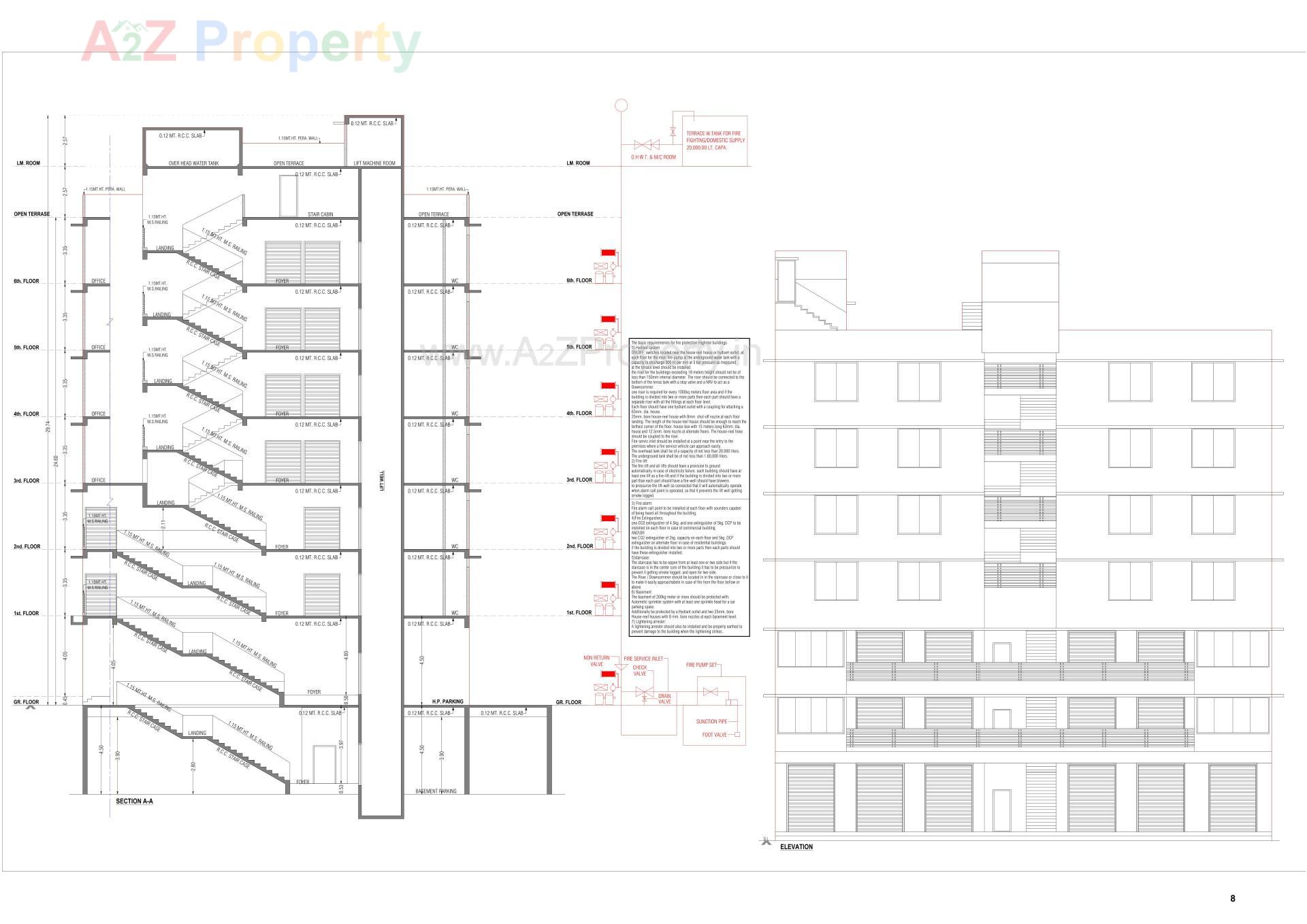 Layout of real estate project Virat Square located at Chiloda, Ahmedabad, Gujarat
