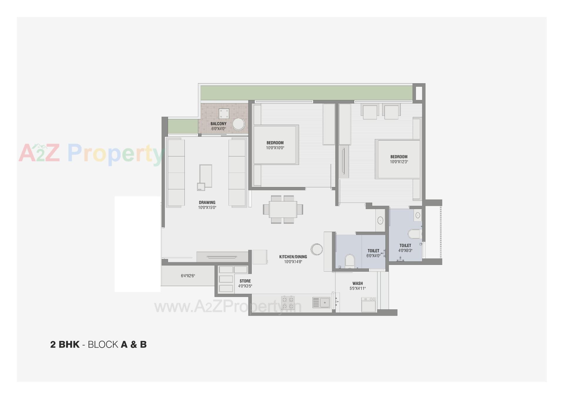 Layout of real estate project Vishakha Eliana located at Tragad, Ahmedabad, Gujarat