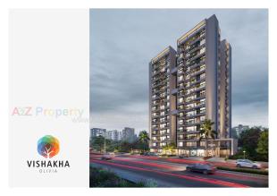 Elevation of real estate project Vishakha Olivia located at Ghatlodia, Ahmedabad, Gujarat