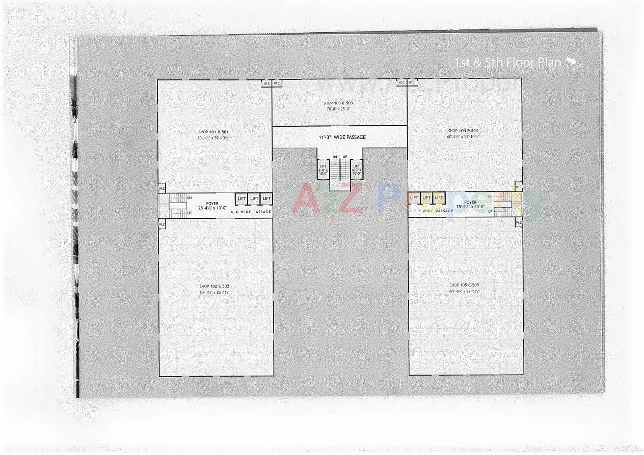Layout of real estate project Vishala Empire located at Muthia, Ahmedabad, Gujarat